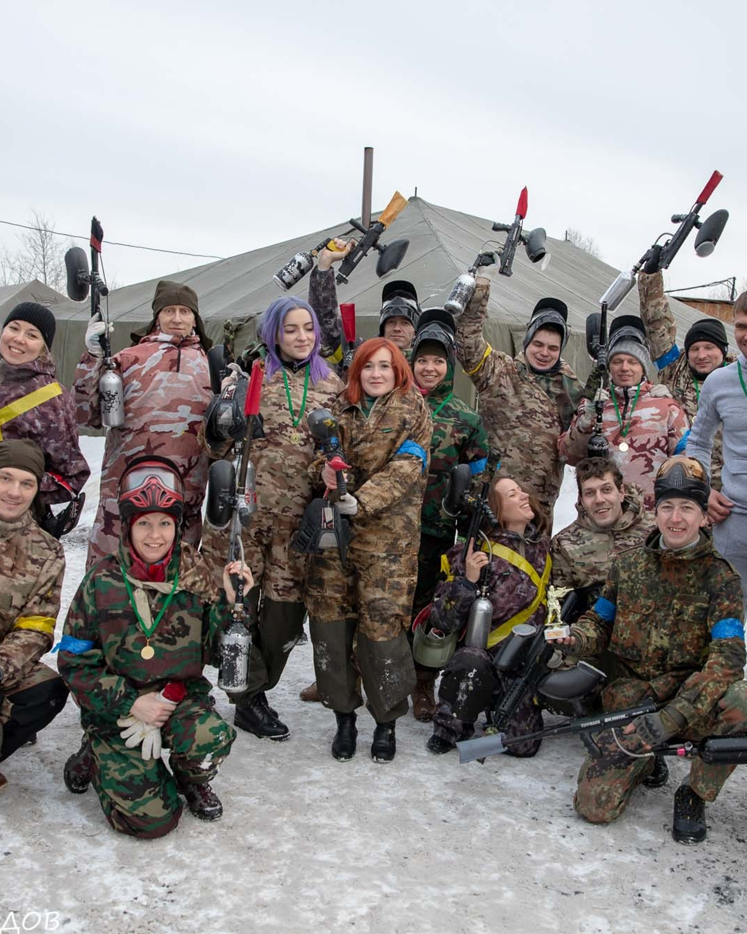 Пейнтбол + шашлыки | 23.02.2019