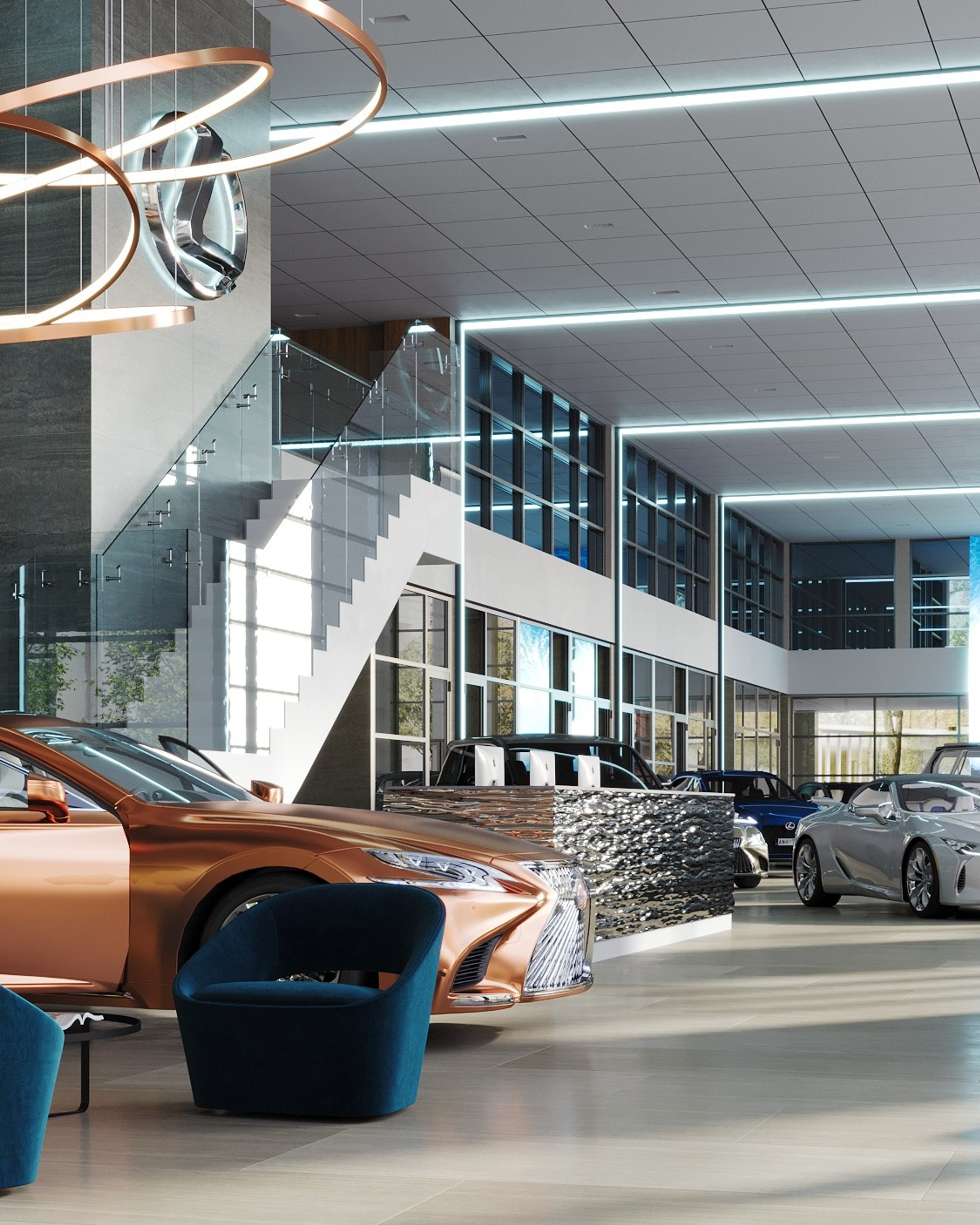 Автосалон Lexus. Канада. Клиент: EYE visual