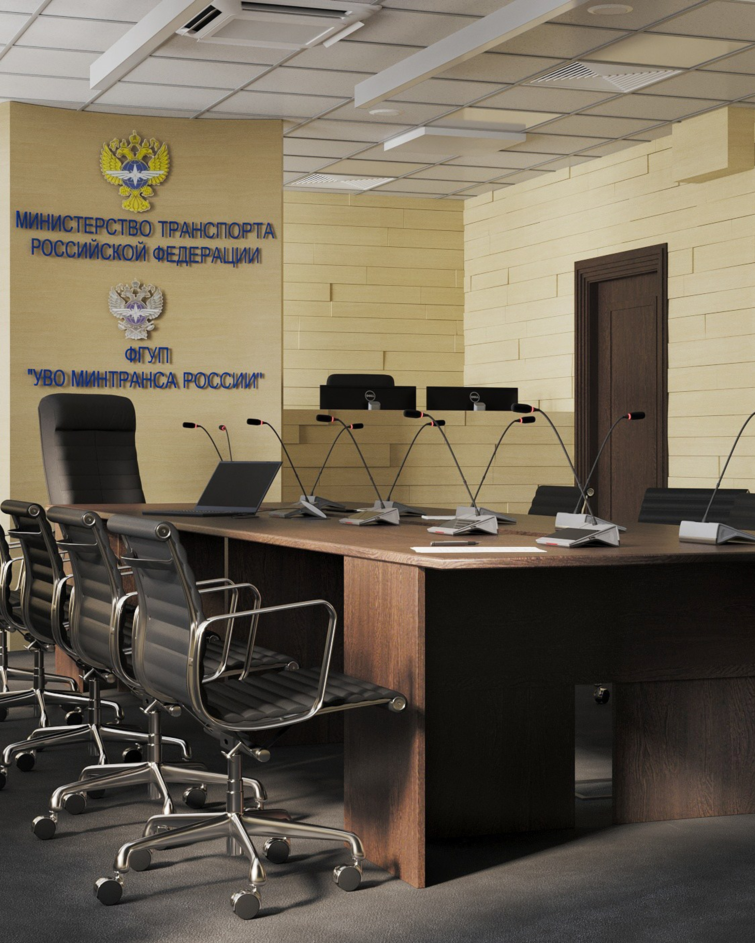 офисное помещение в министерстве транспорта. Клиент UpInteriors