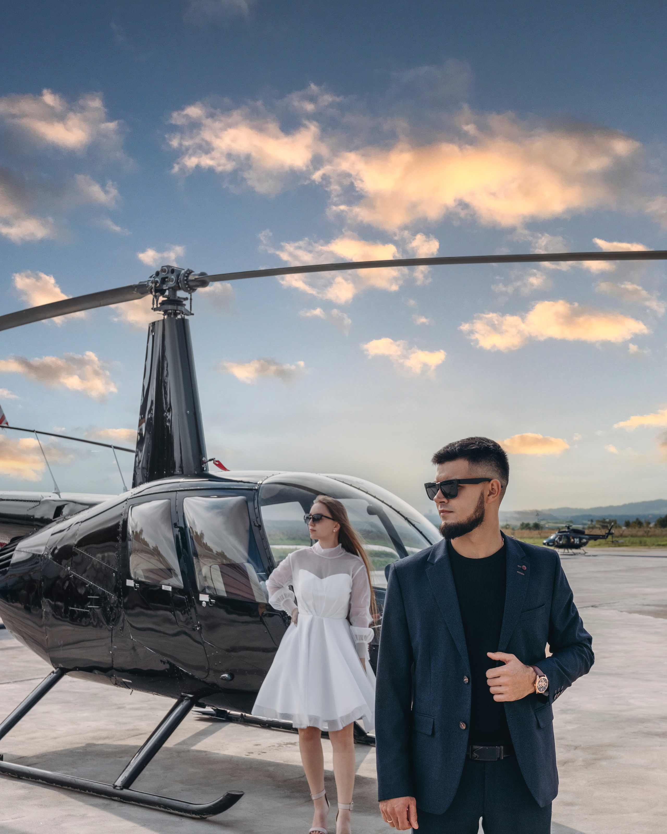 Фотосессия с вертолетом