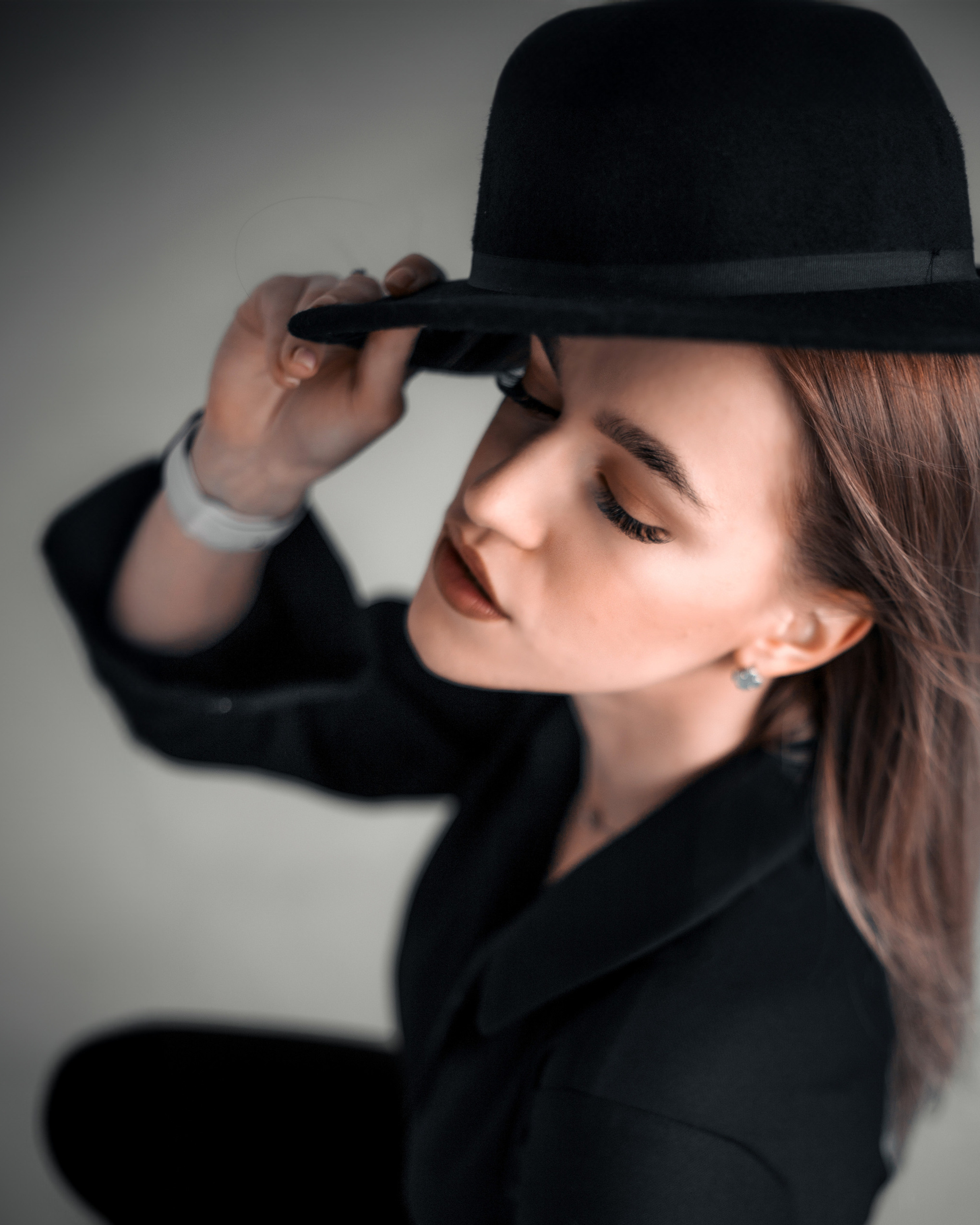 «Все дело в шляпе», студийная съемка