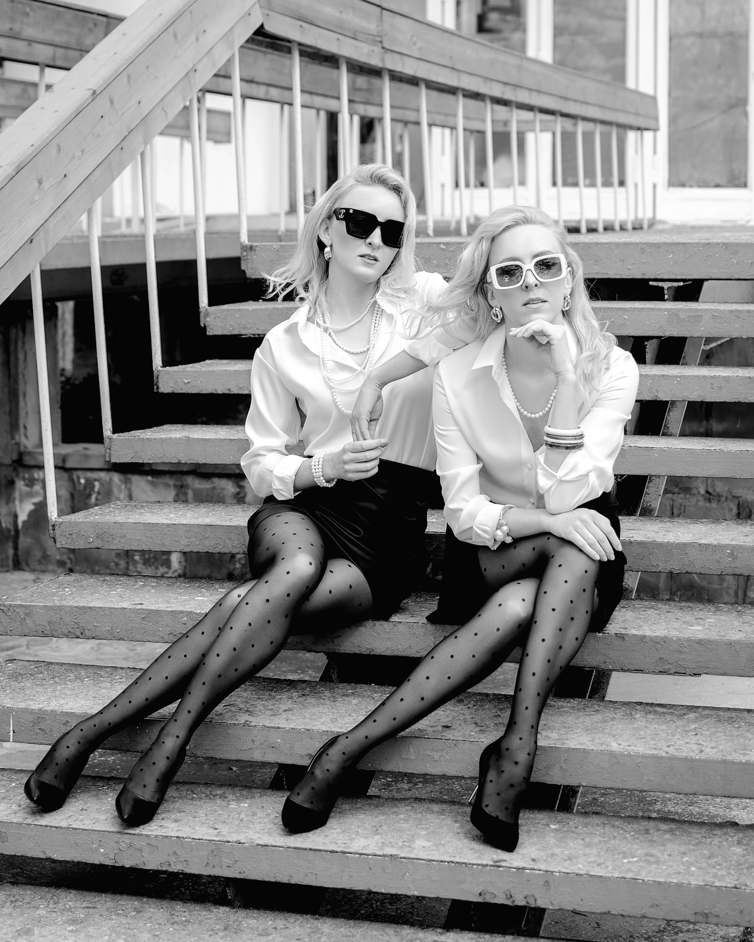 Анастасия и Мария. Стильная фотосессия сестёр