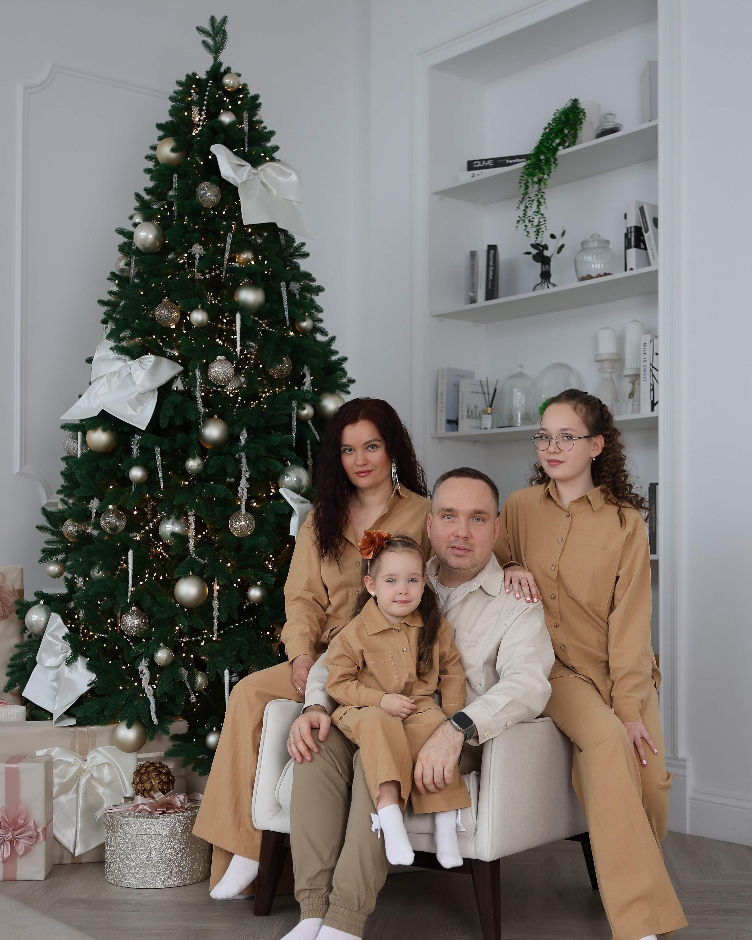 Новогодняя семейная фотосессия