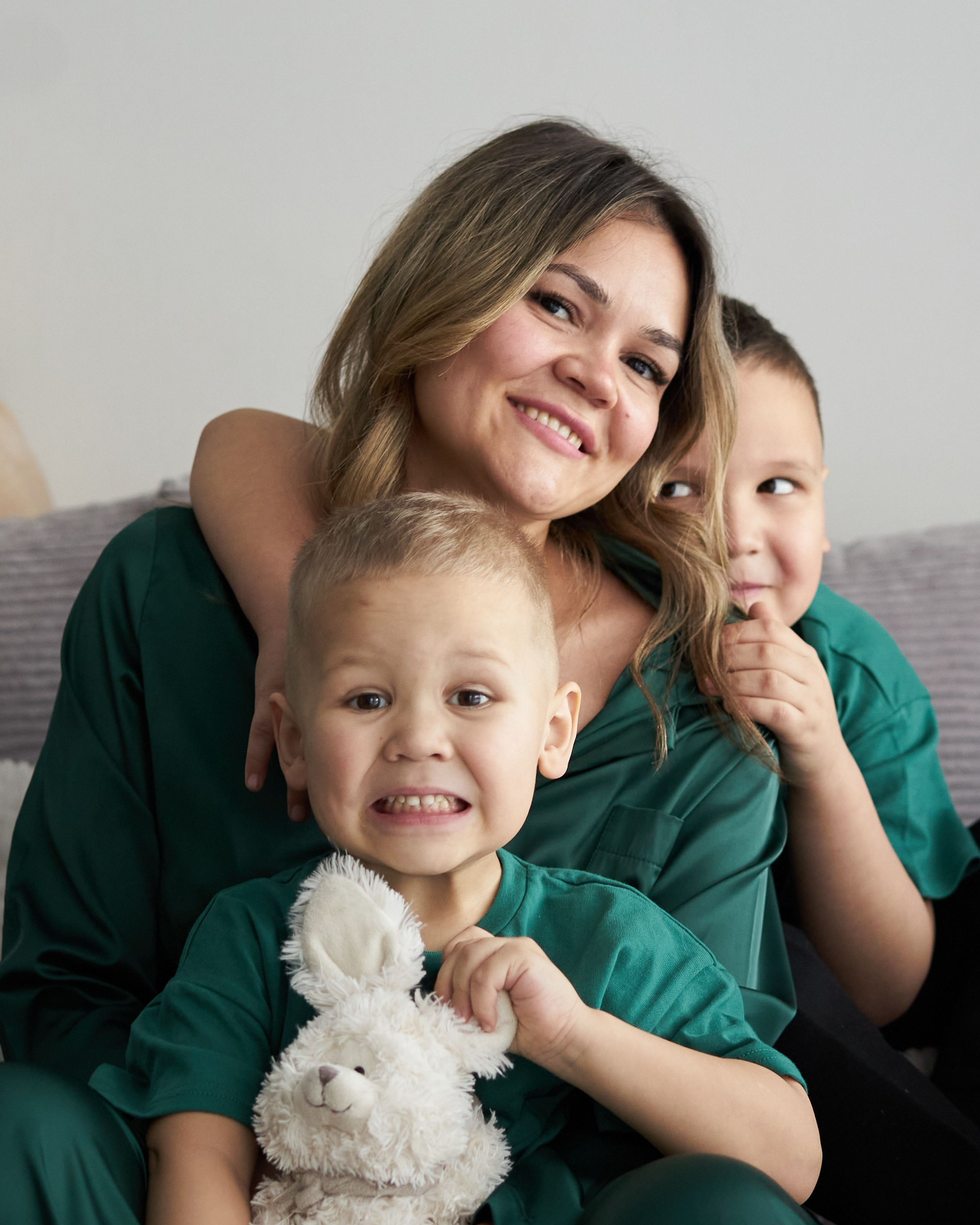 Семейная фотосессия дома