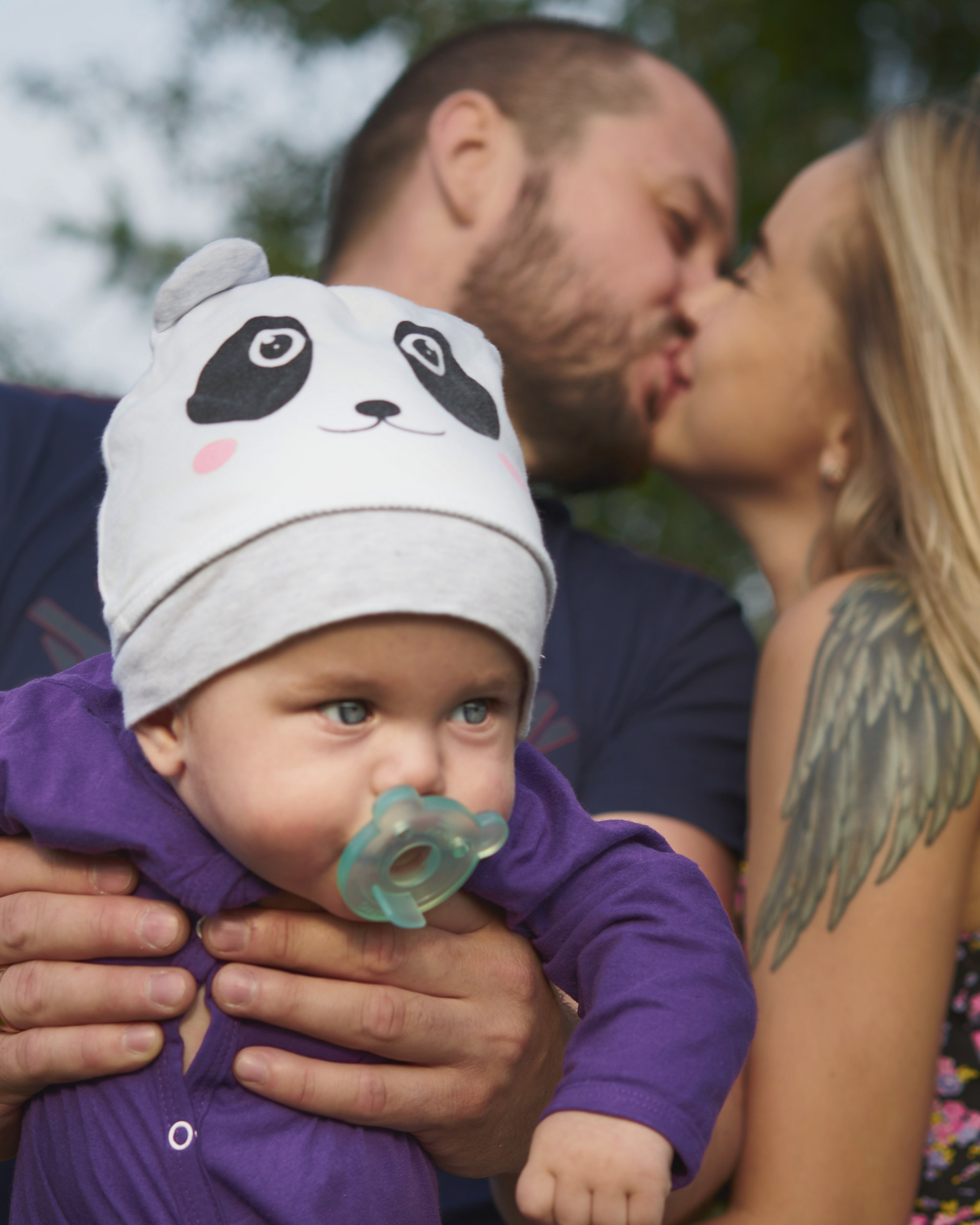 Семейная фотосессия летом на&nbsp;улице