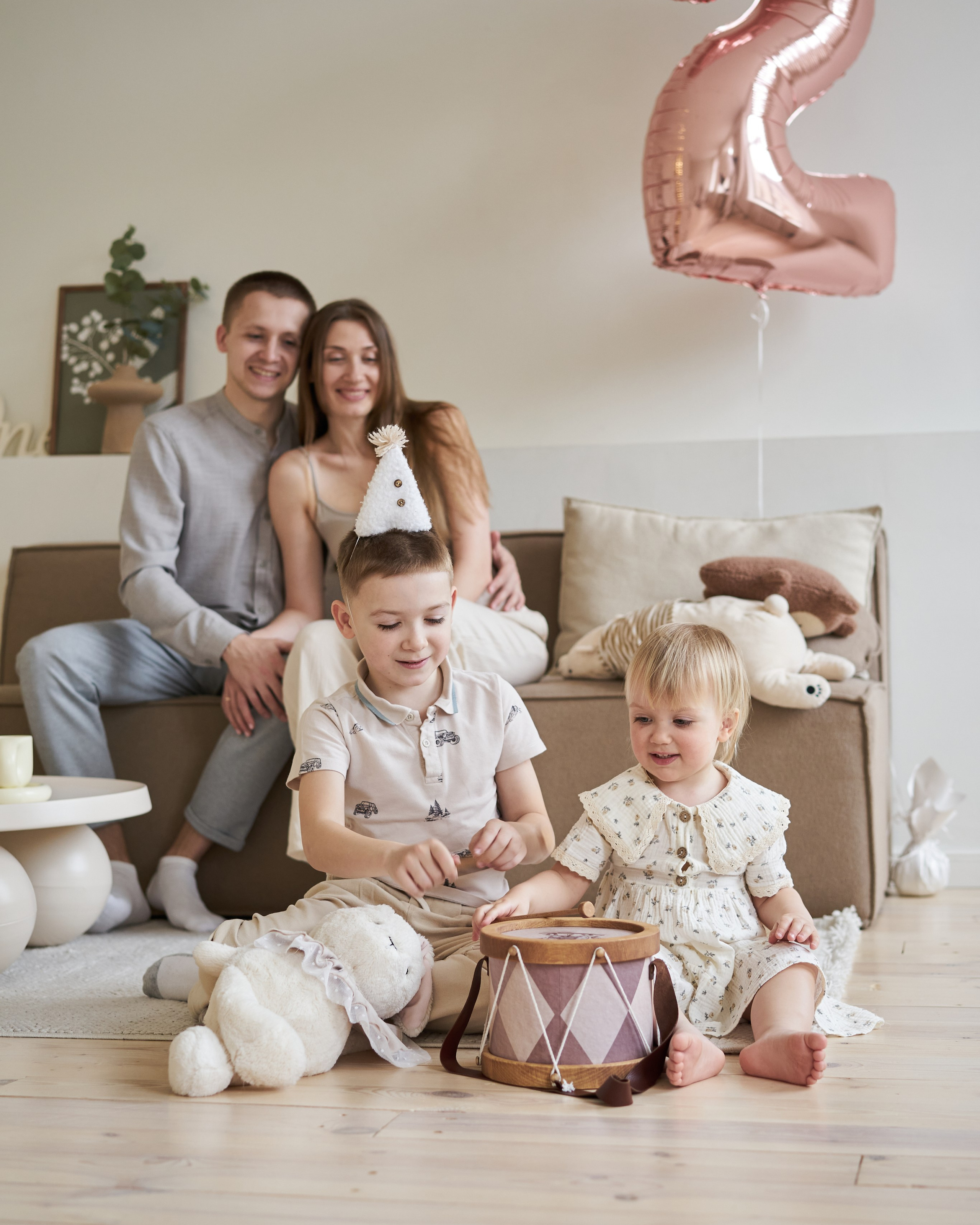 Семейная фотосессия в&nbsp;студии