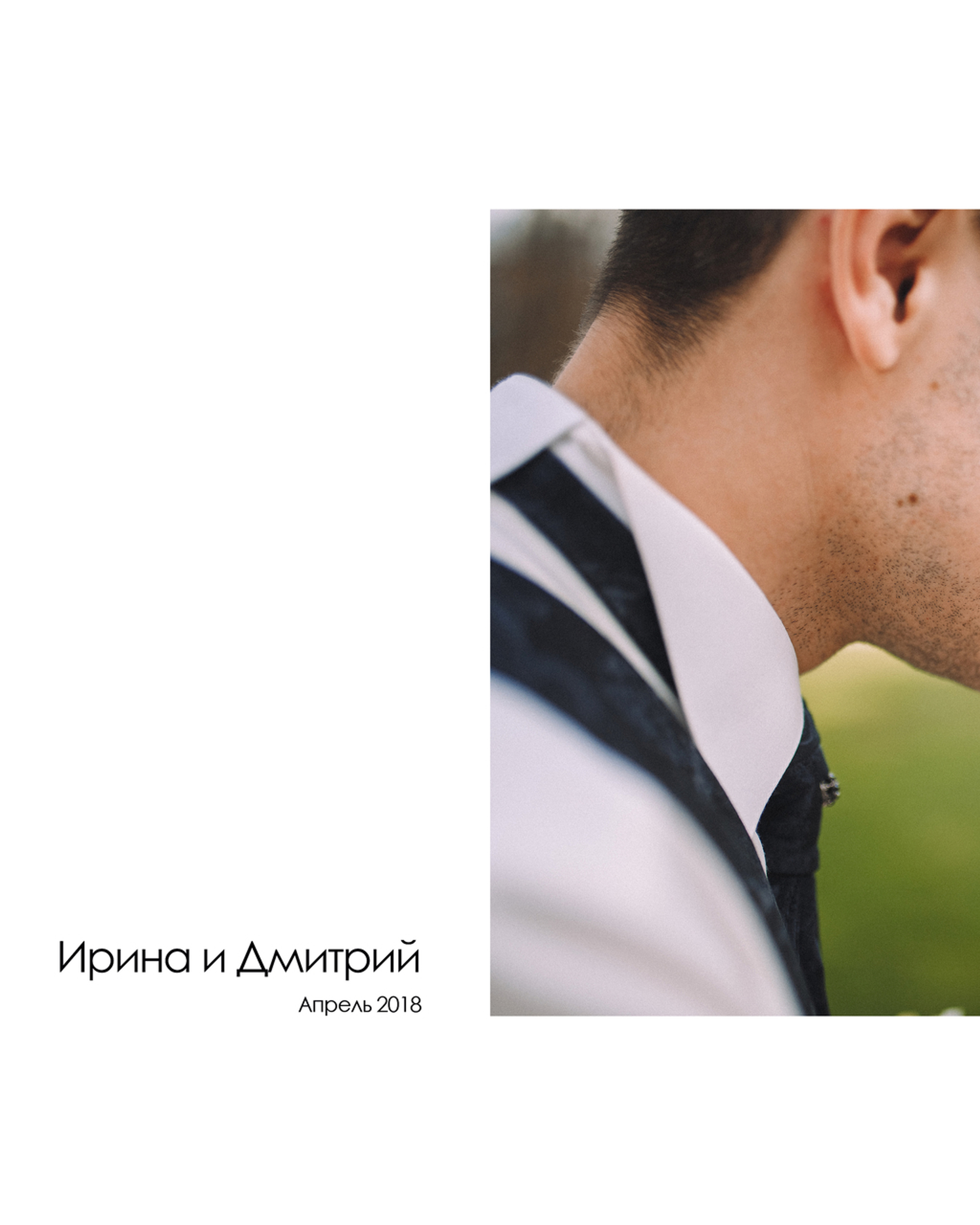 Свадебная книга для Ирины и Дмитрия