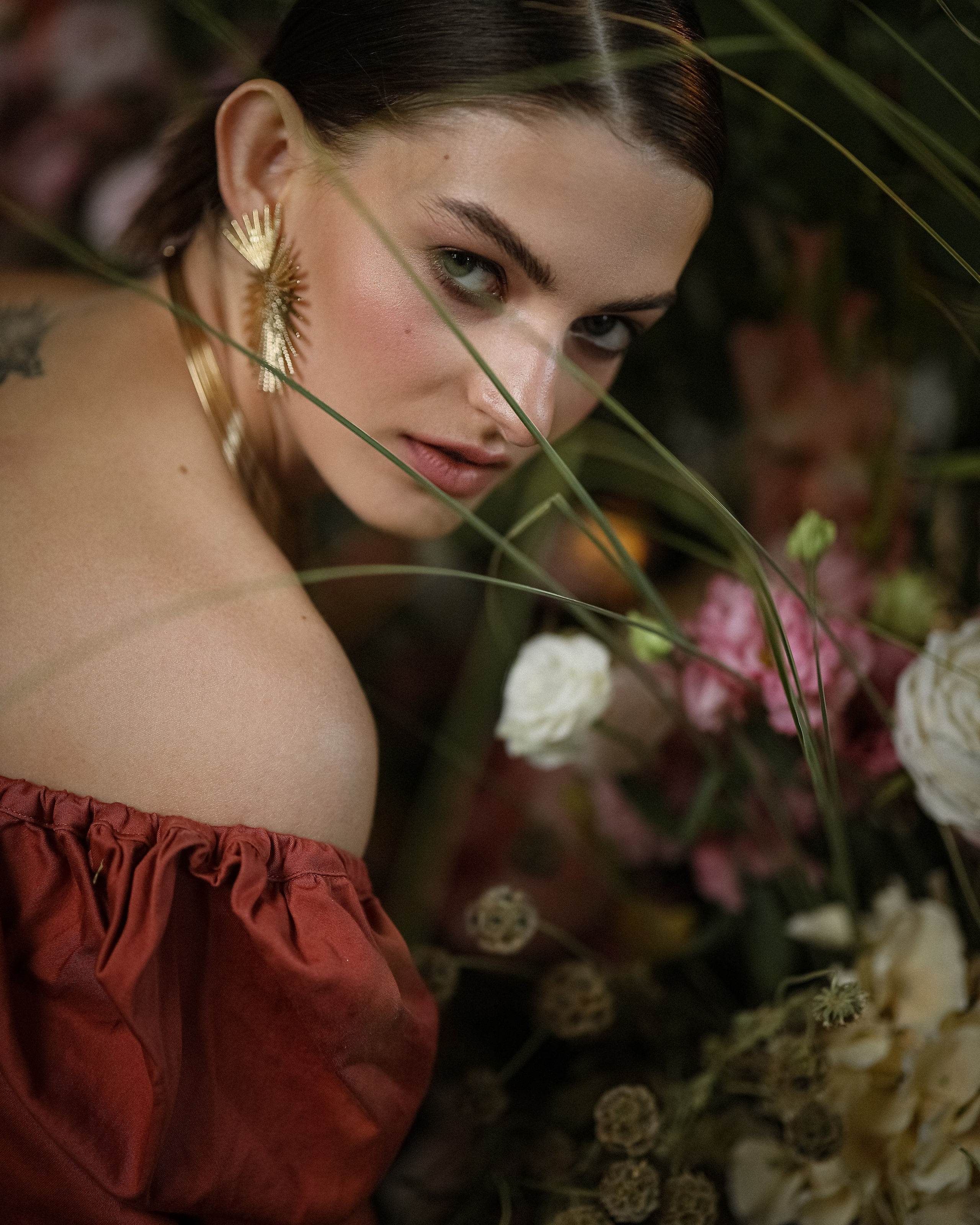 Фотосессия с цветами