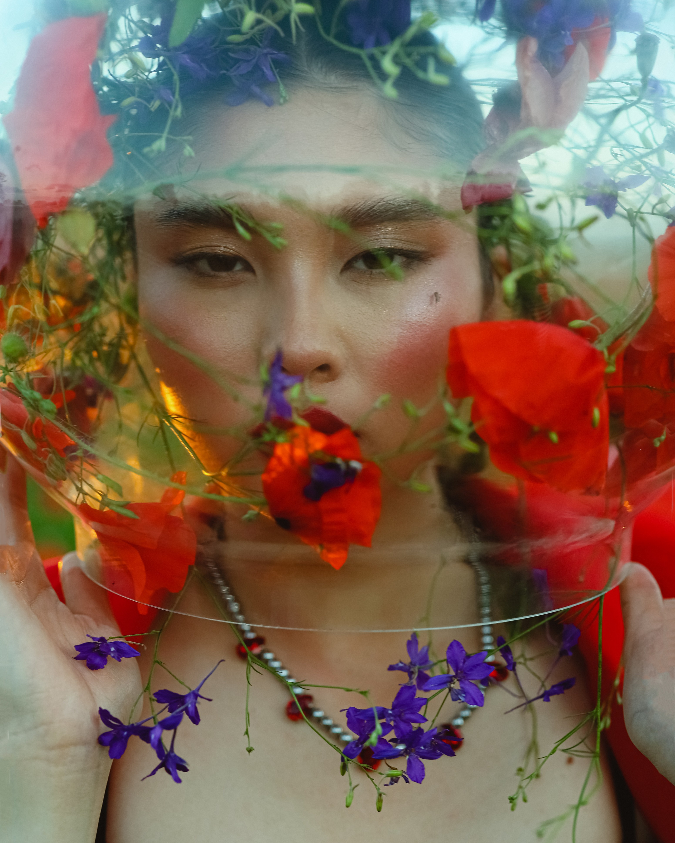 Фотосессия в маковом поле