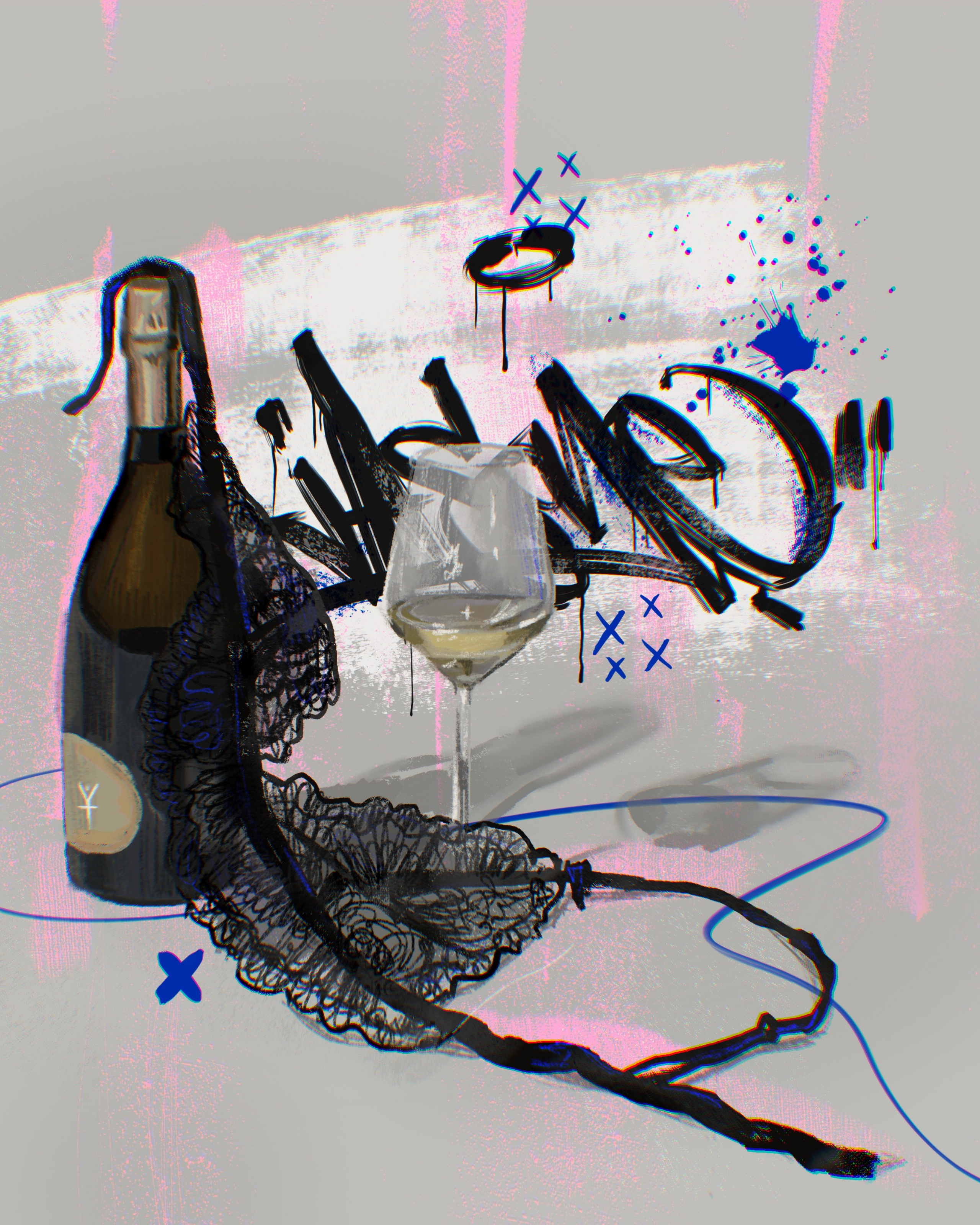 Виктория Сон&nbsp;— «Перед страстью», 2026 Digital art · A3 · печать · 5 000 ₽