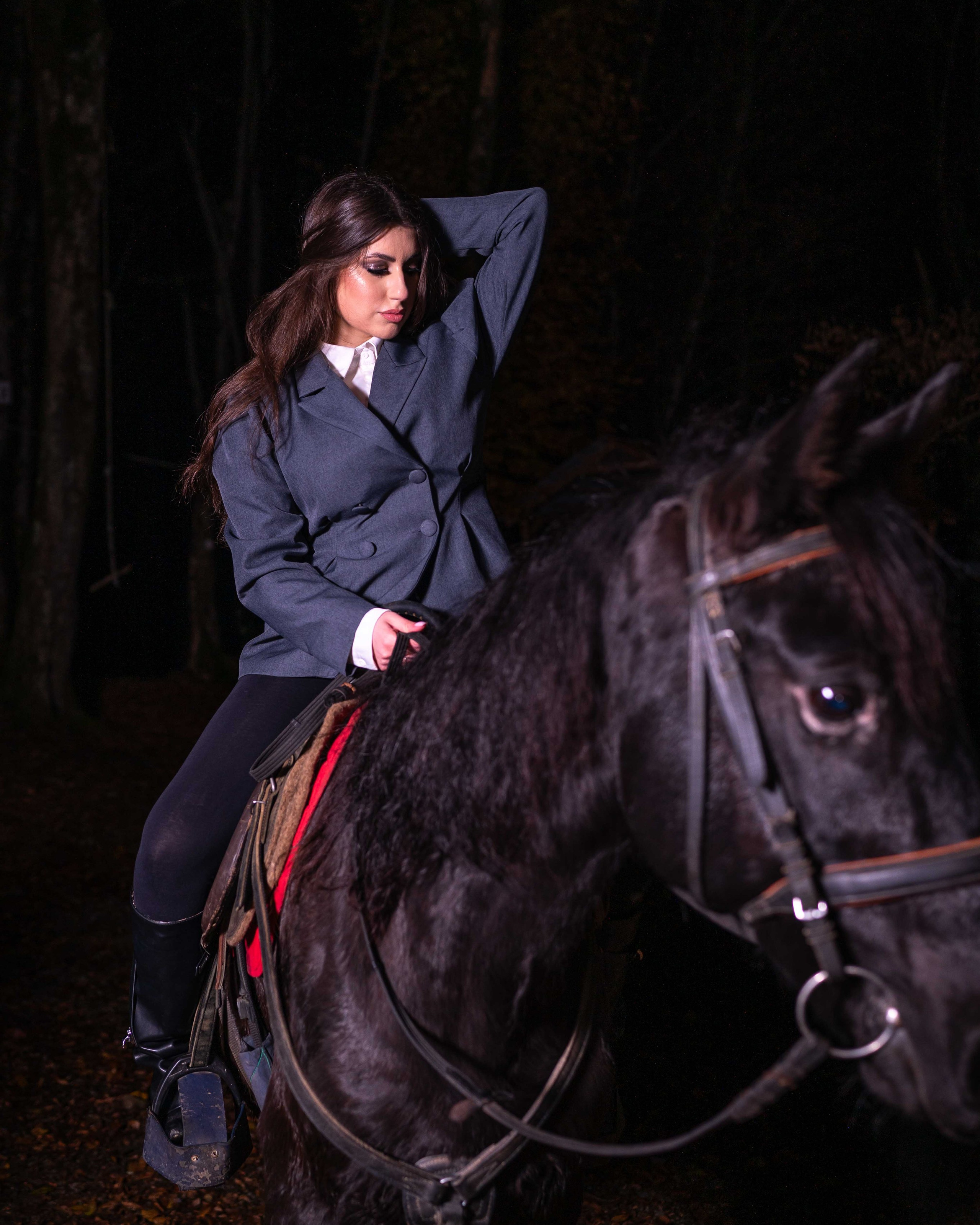 Съемка на&nbsp;лошадях