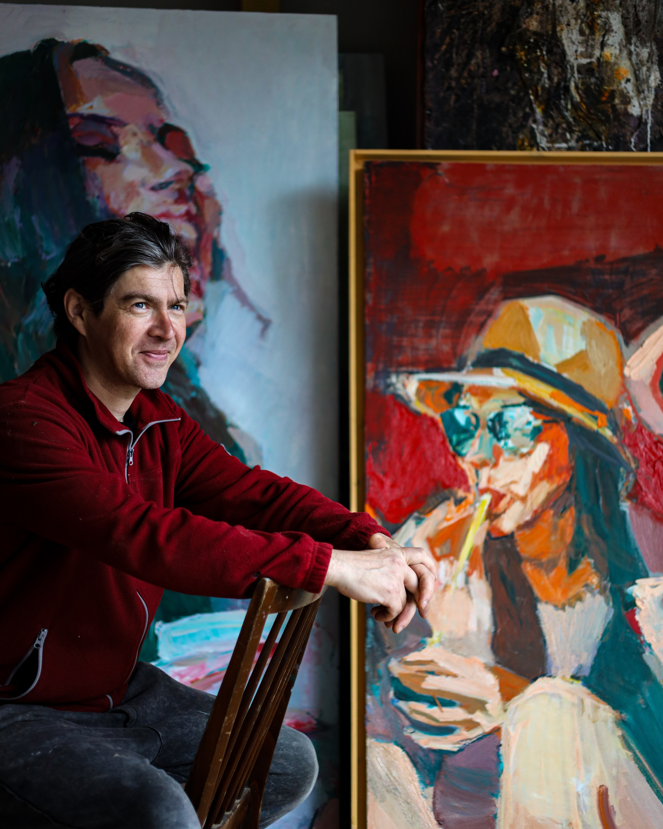 Художники Ренат Рамазанов и Александра Сырбу