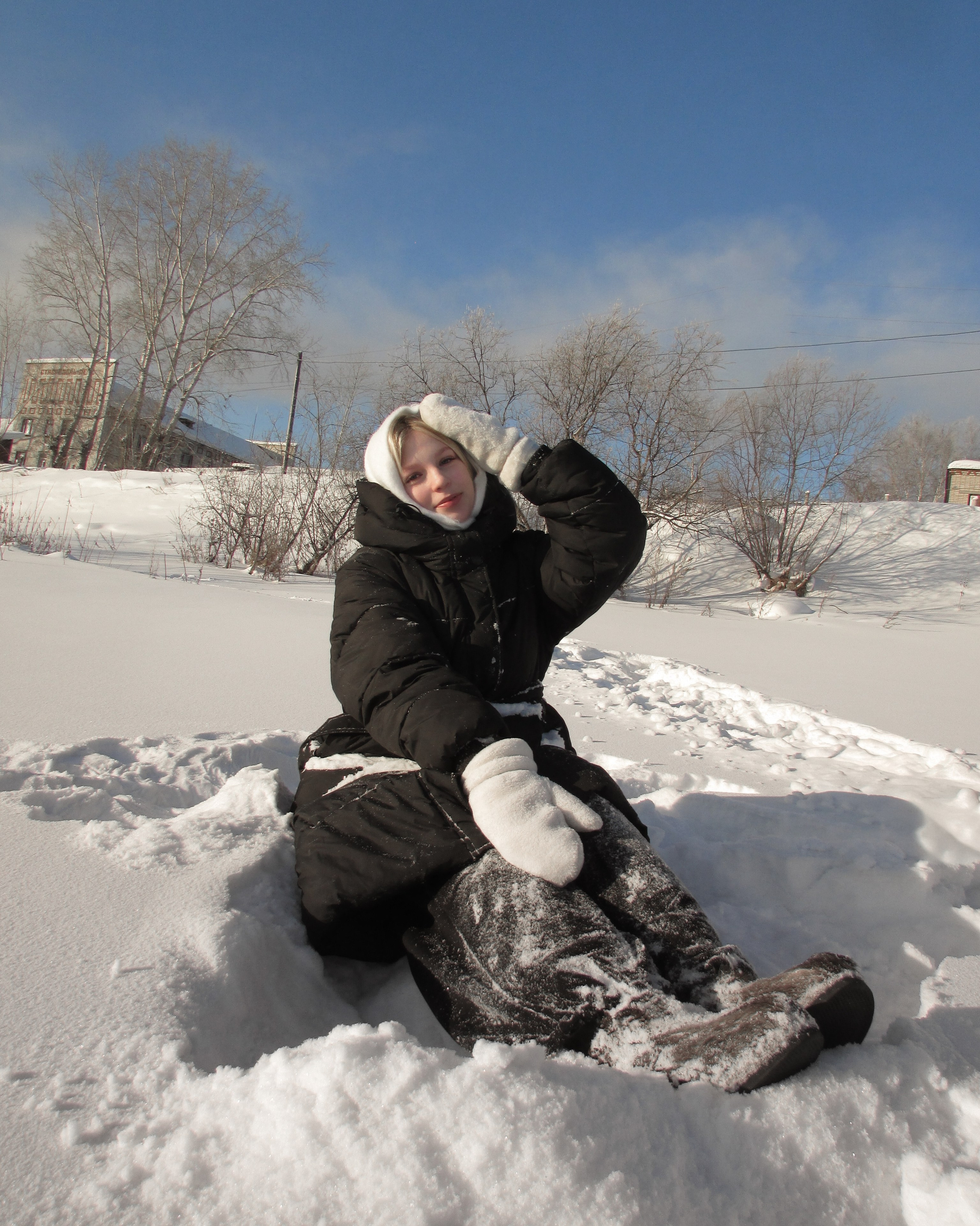 Зима на&nbsp;берегу реки