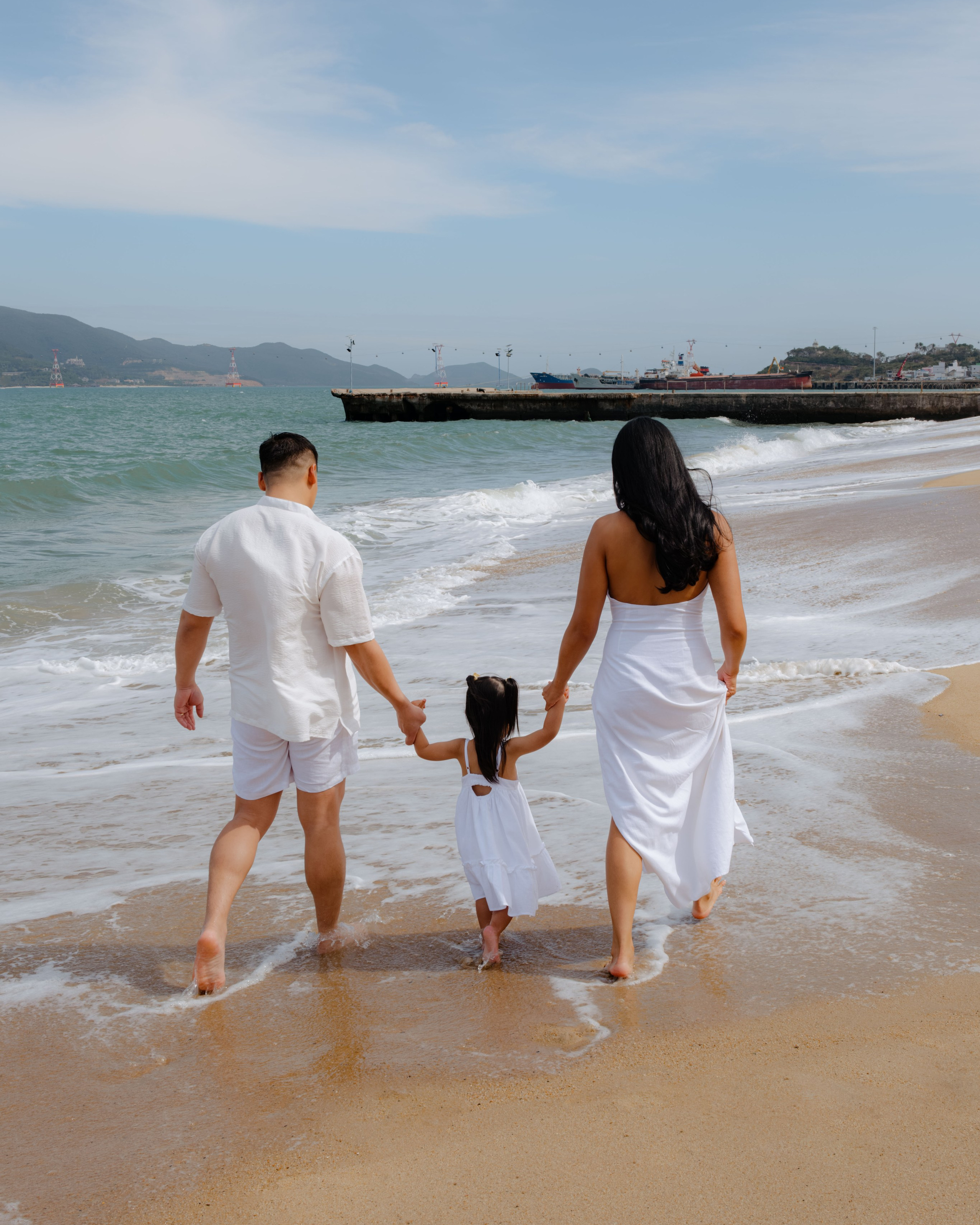 Mother and daughters.
