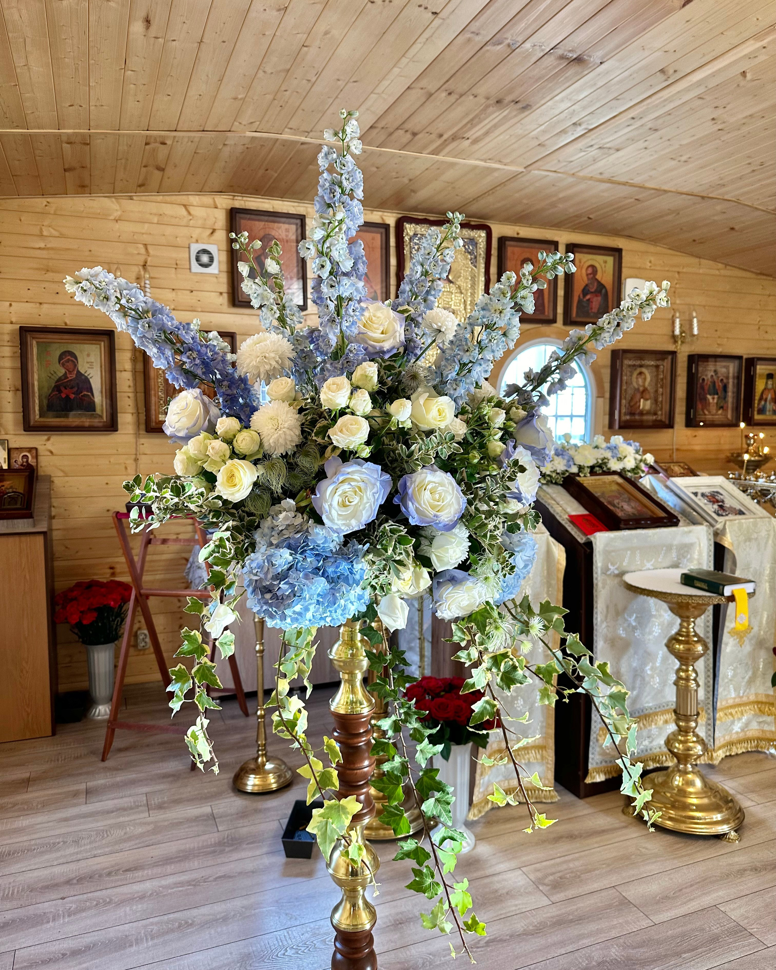 Украшение подсвечников