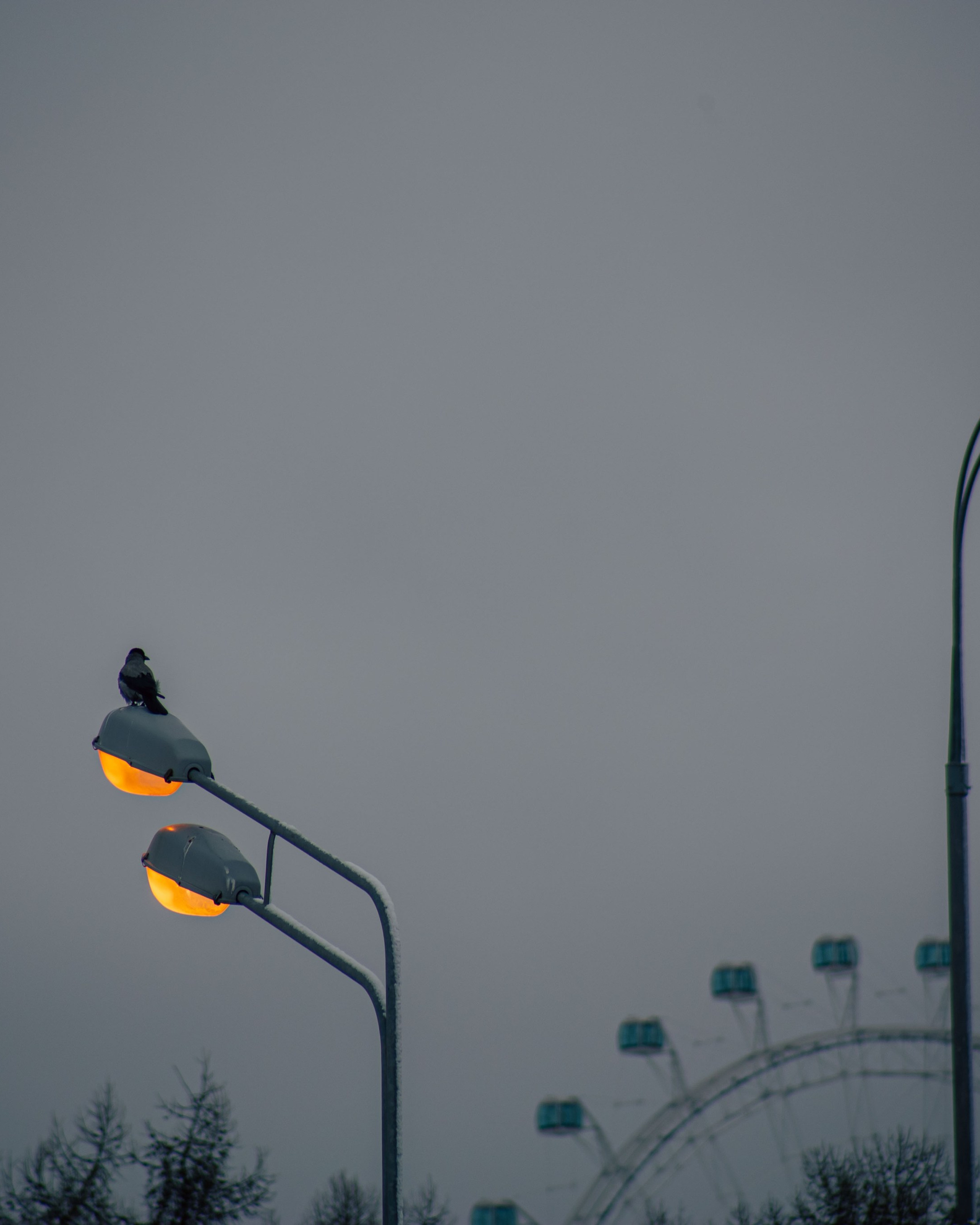 Останкино и снежные тучи