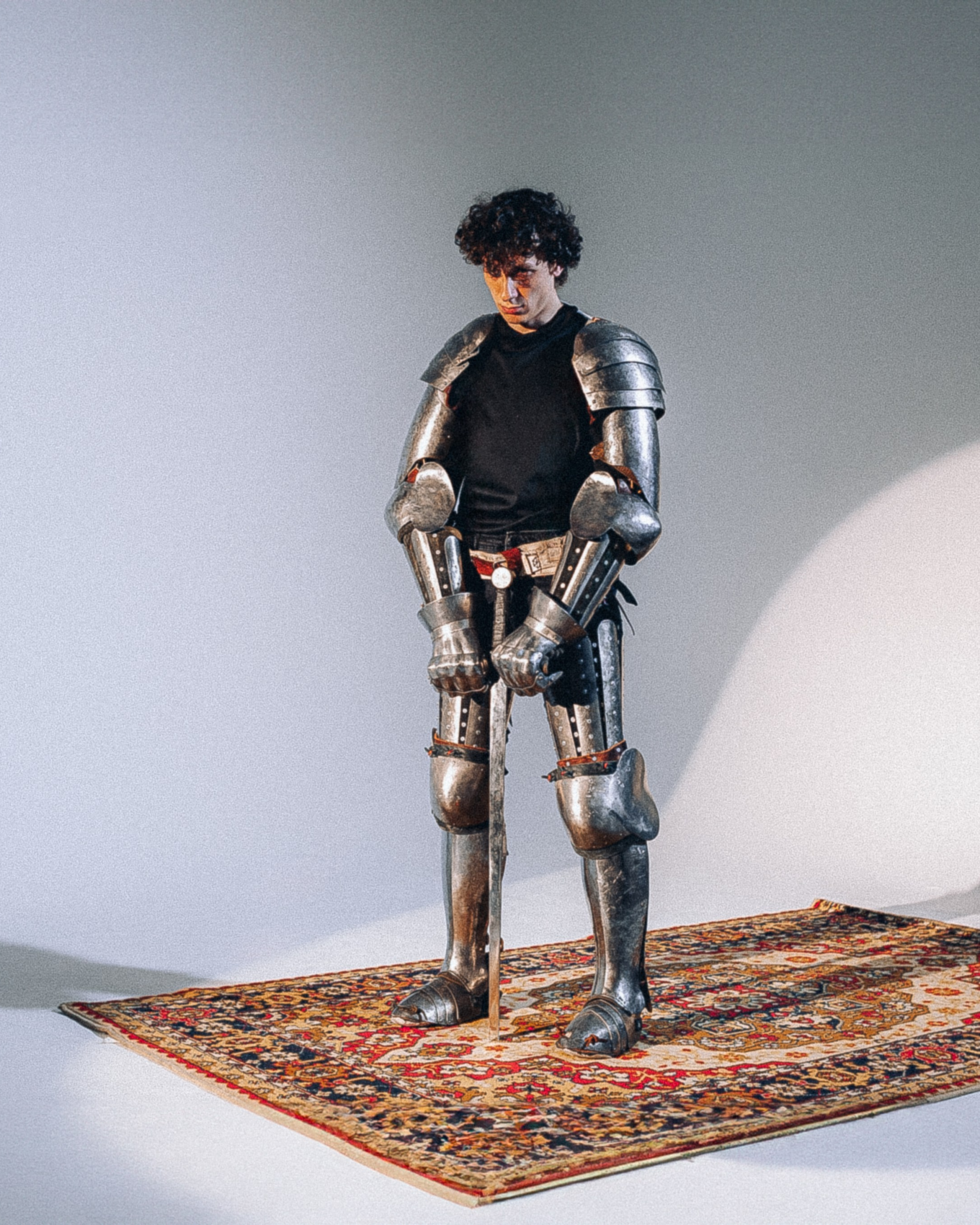 Никита съемка в доспехах