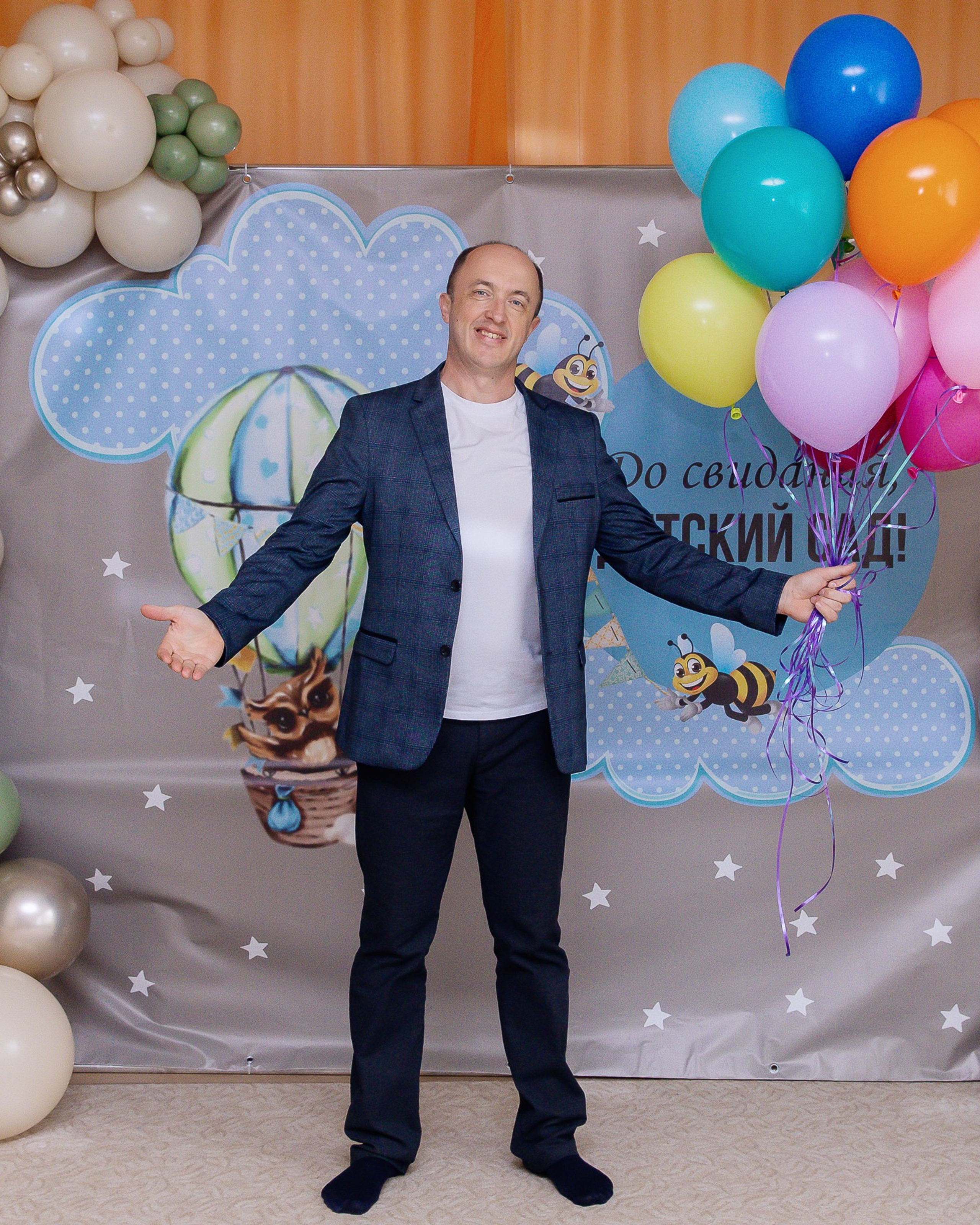 Я на съёмках в детских садах