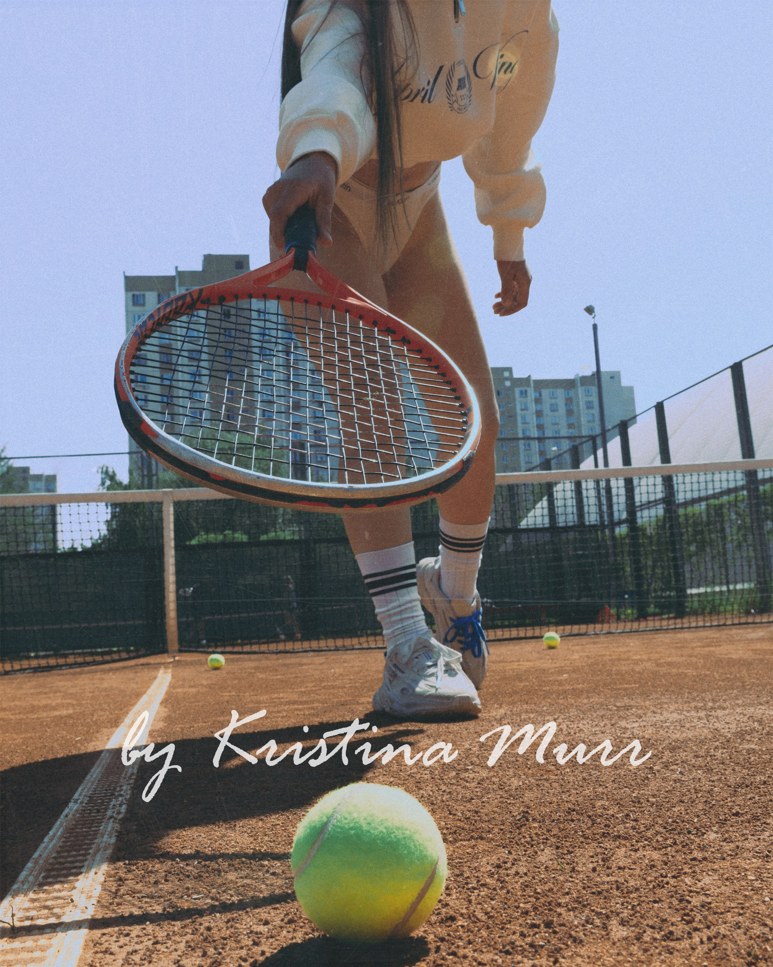 ФОТОСЕССИЯ НА ТЕННИСНОМ КОРТЕ