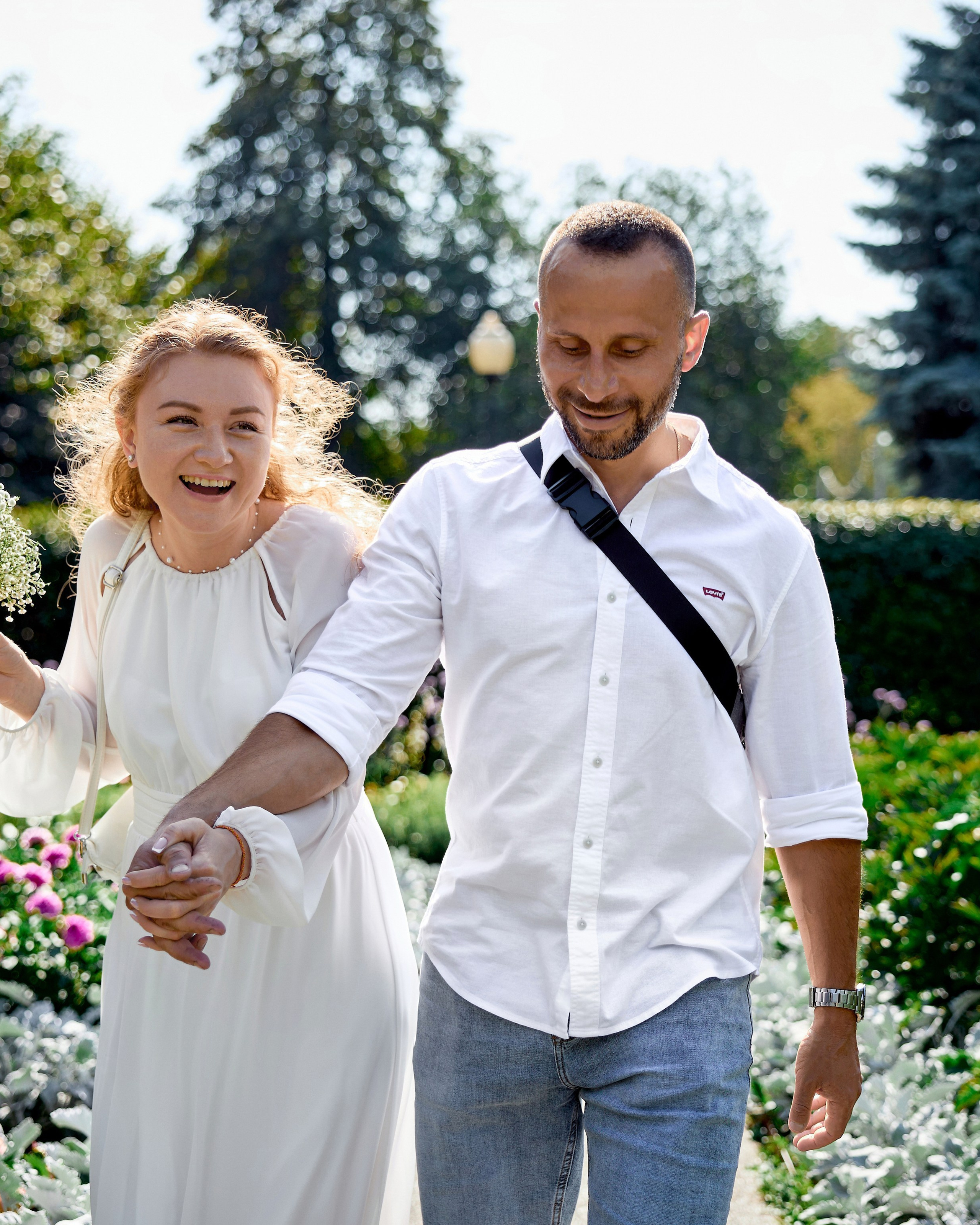 Свадебная прогулка в парке Горького Виктория и Иван