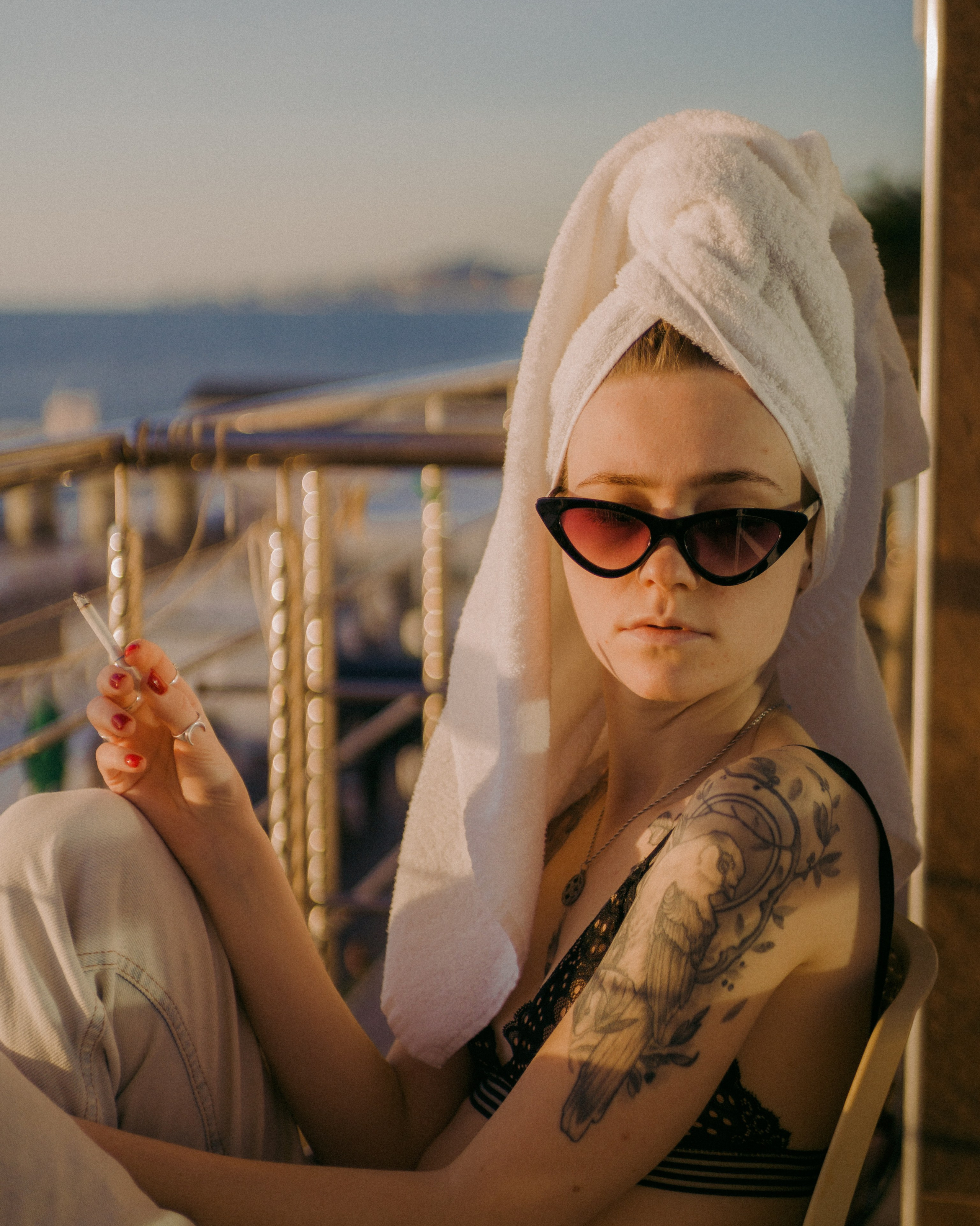 Даша солнечным утром