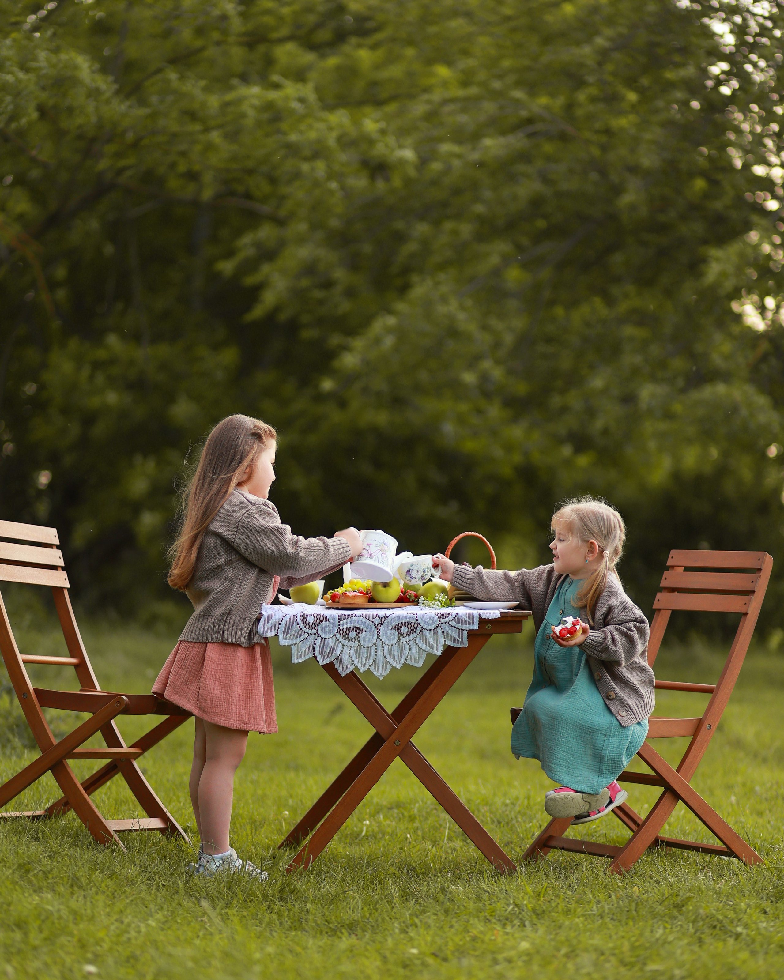 Чаепитие в парке