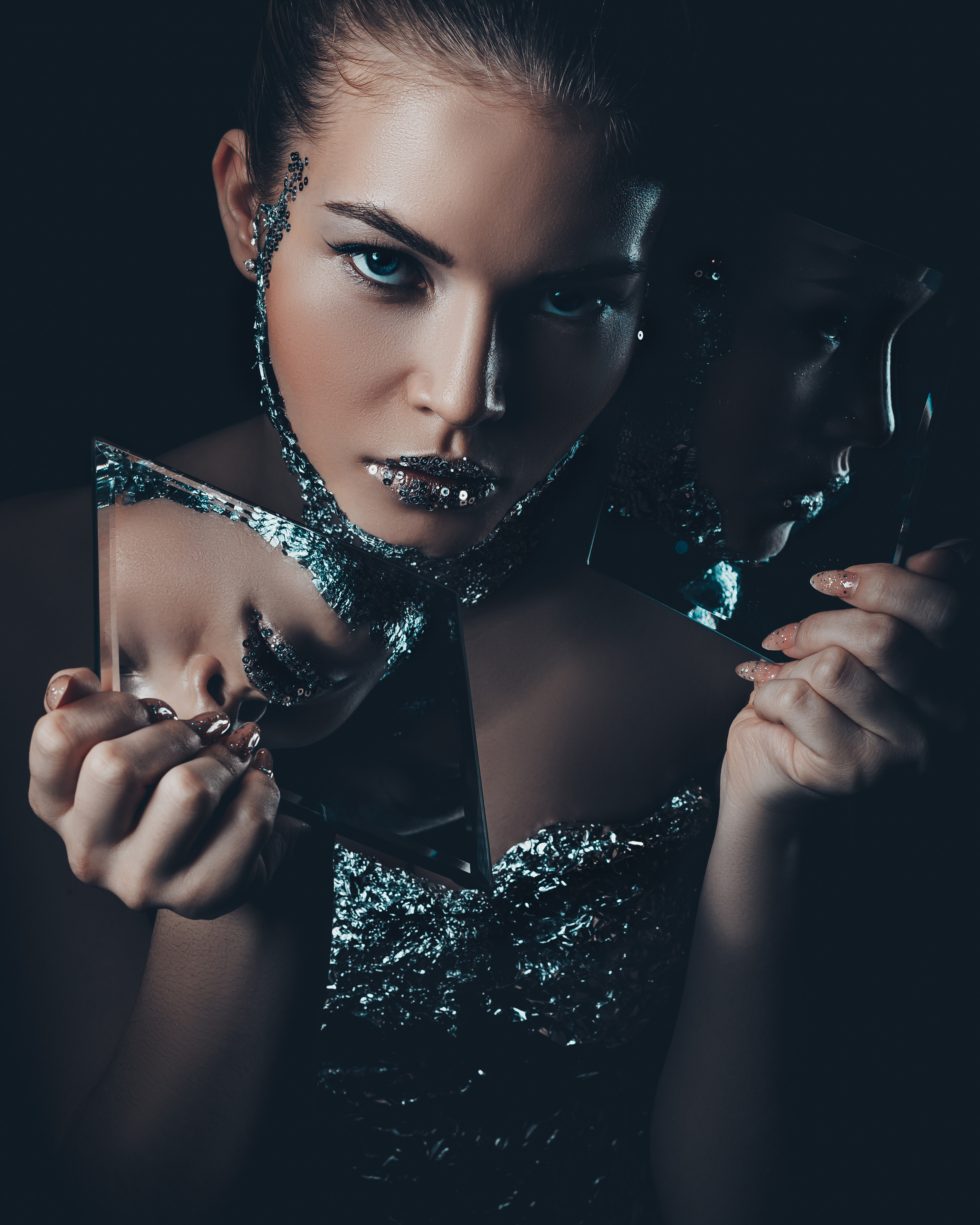 Модель: Елизавета. Визажист: Юлия Болотюк. «ОТРАЖЕНИЕ»