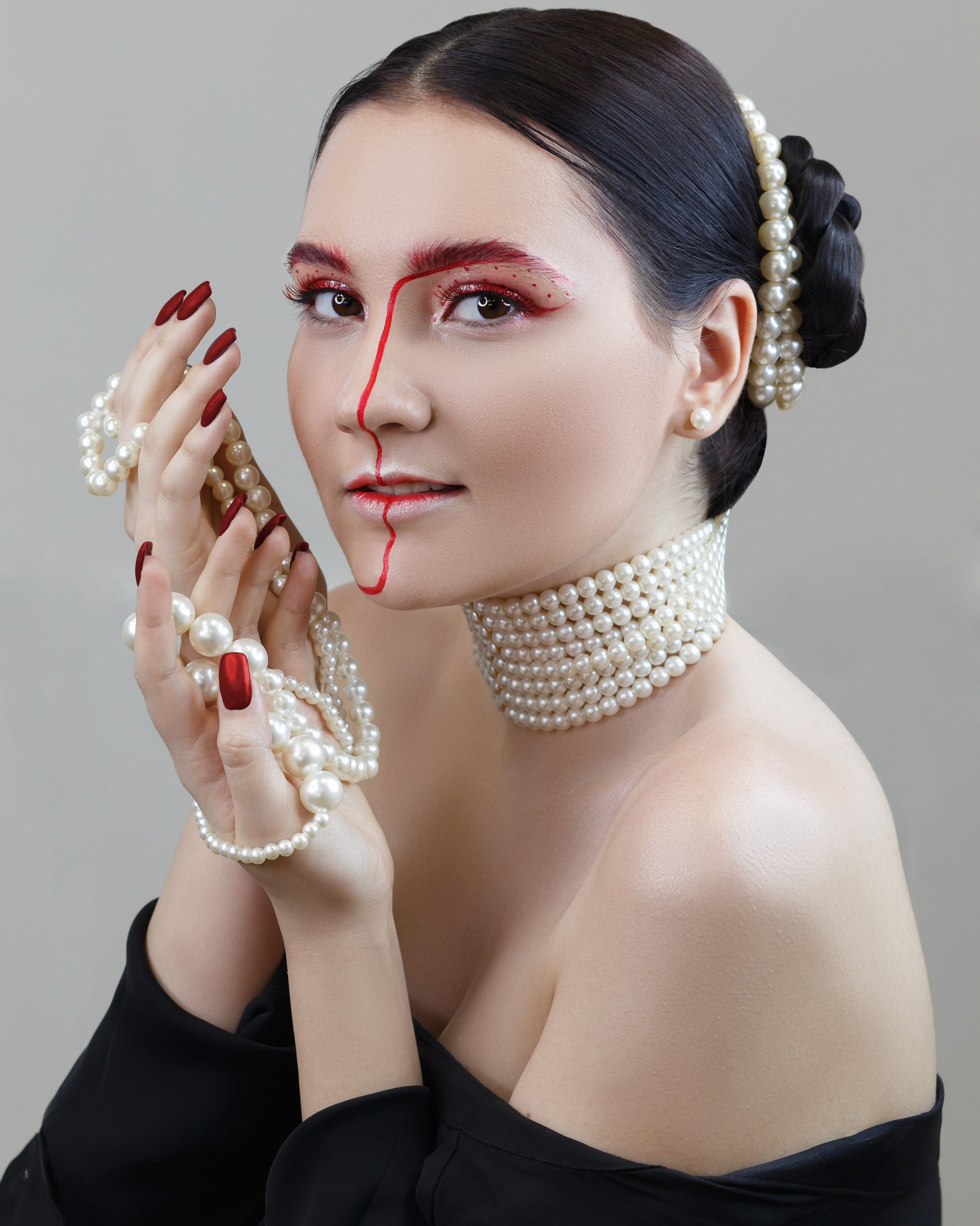 Модель: Диана, Арина, Эрика. Визажист: Юлия Болотюк. «ЖЕМЧУГ»