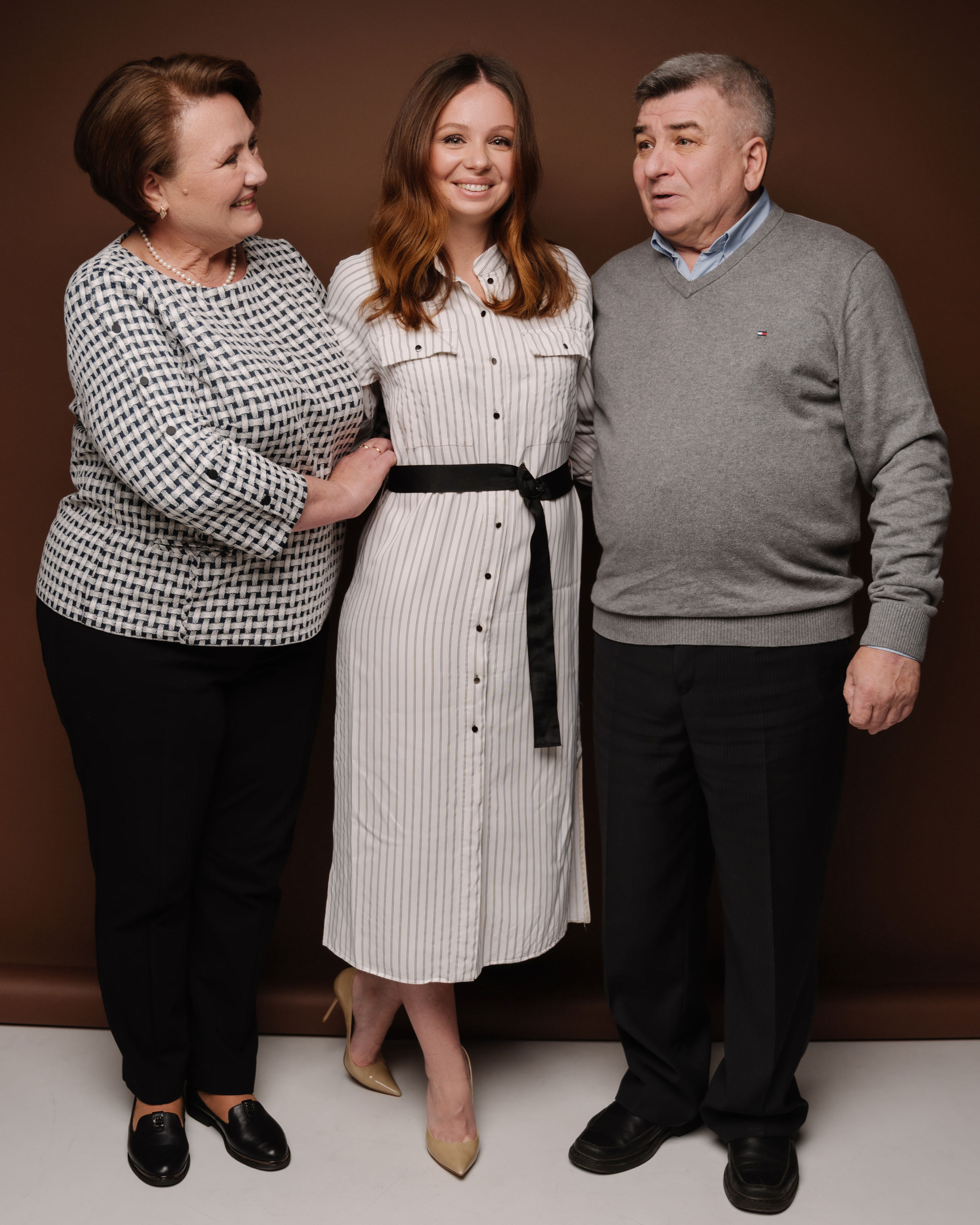 Мария с семьей