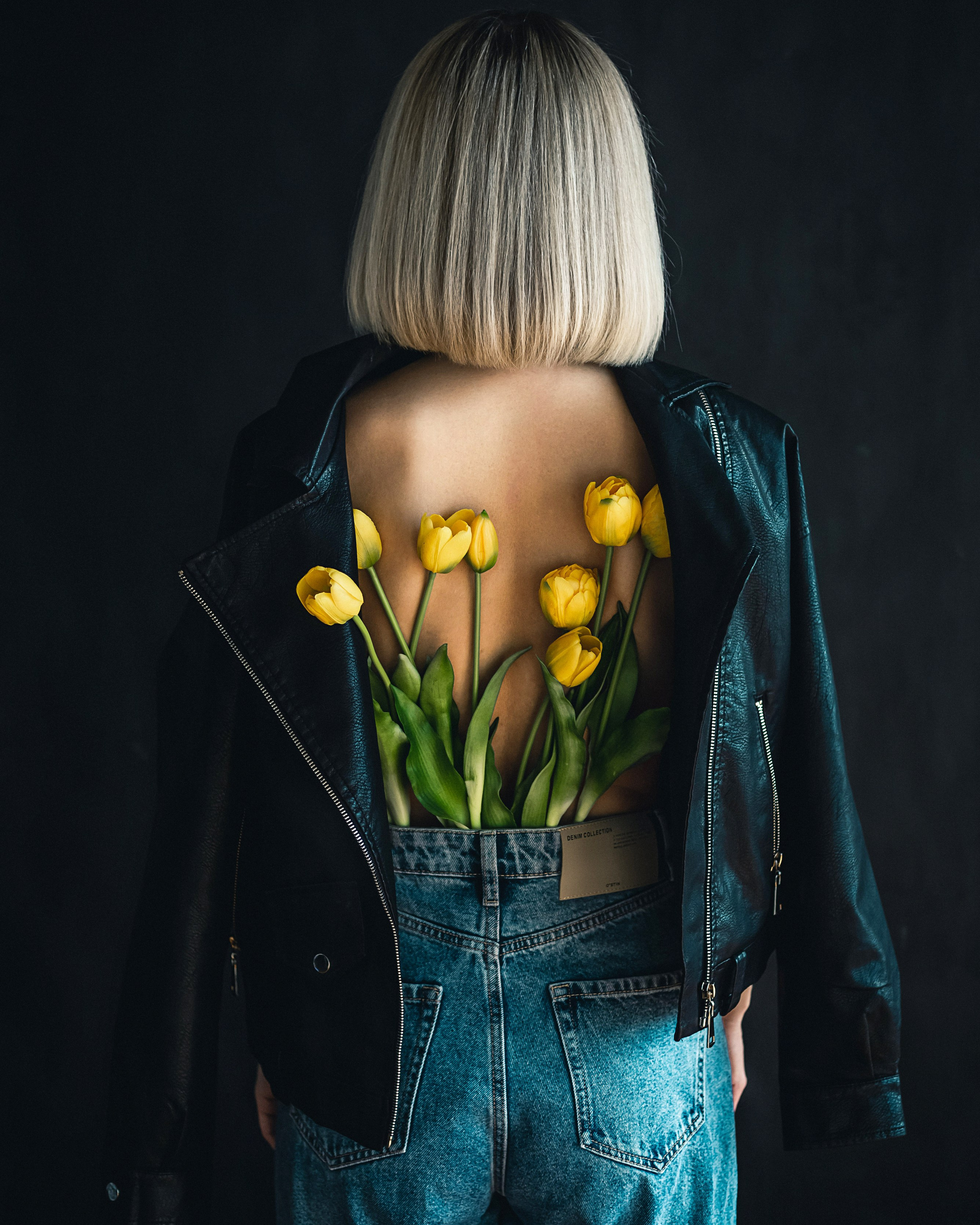 Джинс и кожа