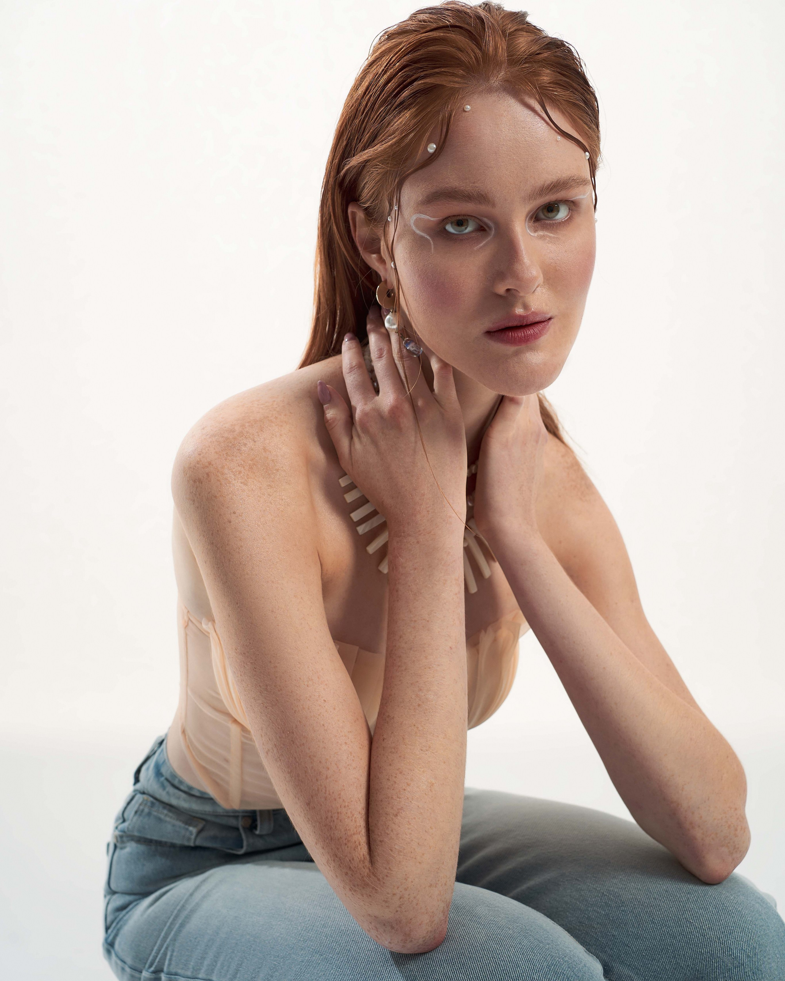 Anastasiia for a model portfolio