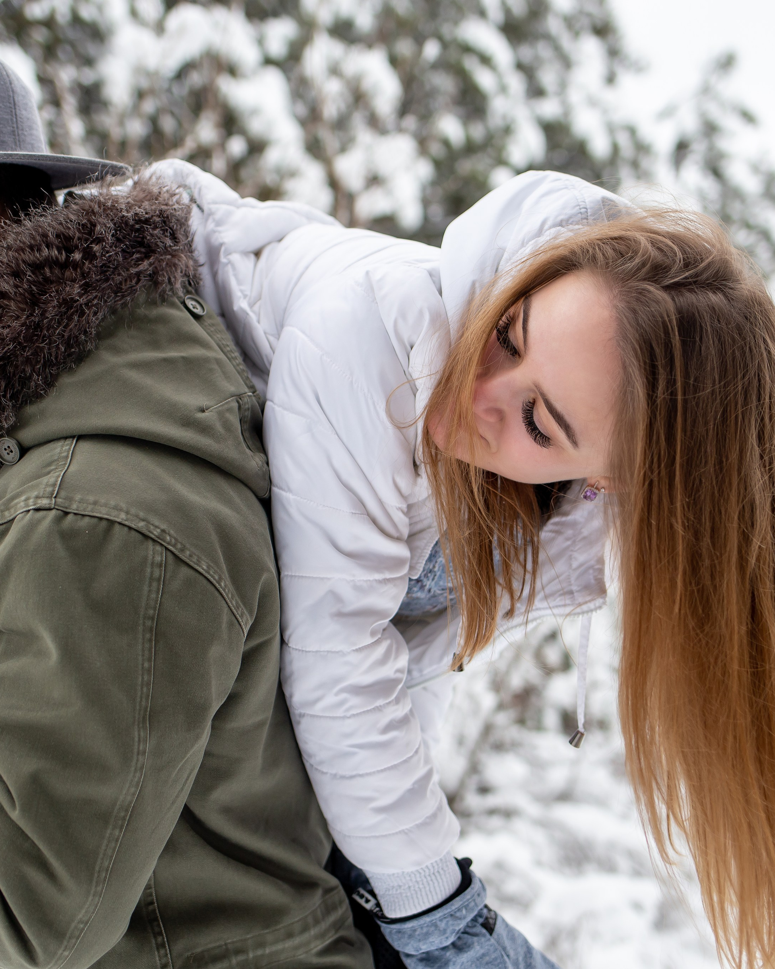 Зима.Снежки.