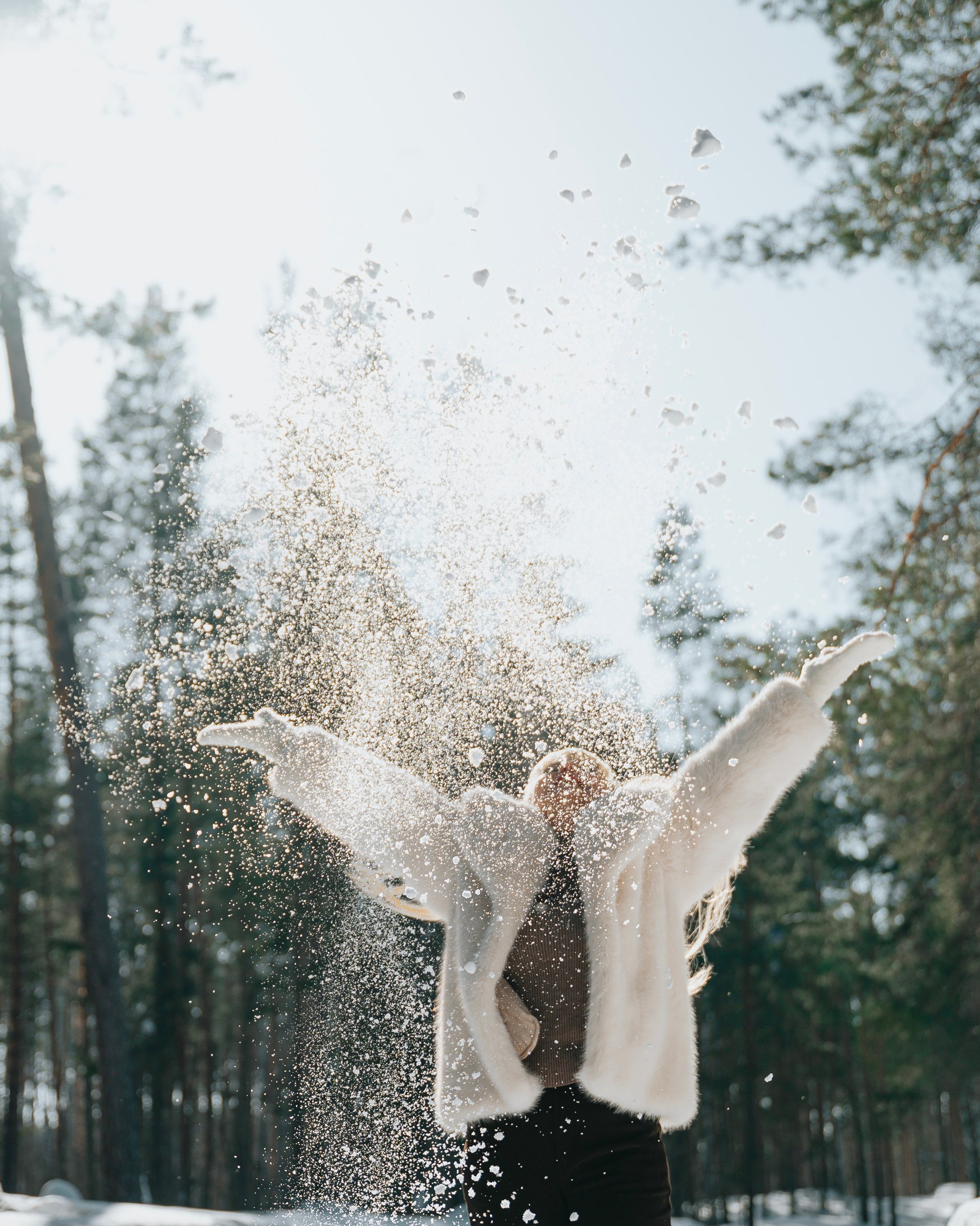 Фотосессия в&nbsp;заснеженном лесу. Элла.
