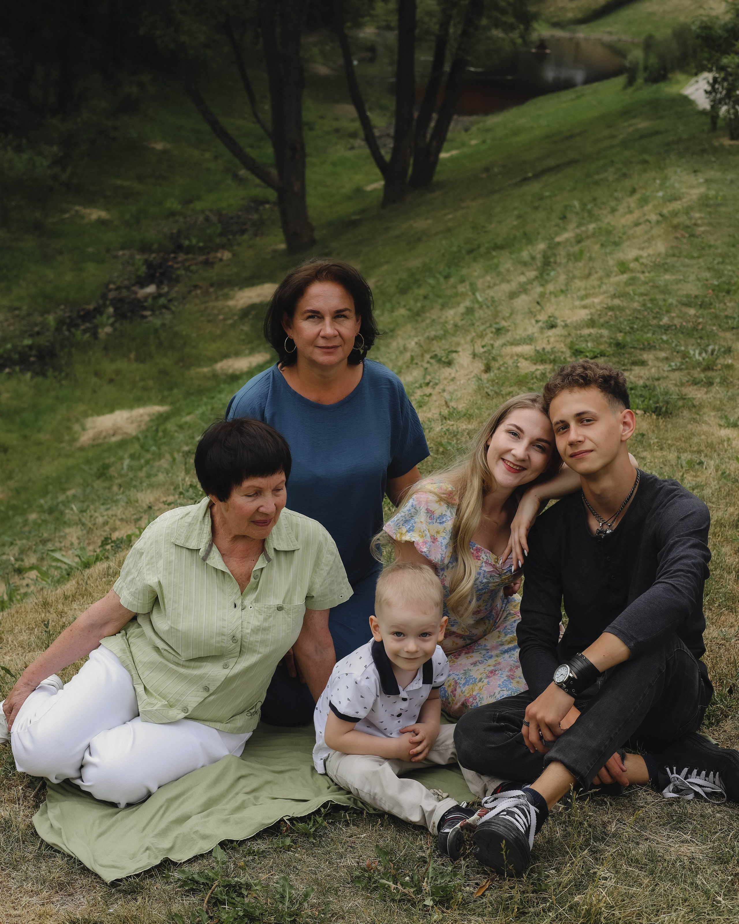 Екатерина и семья