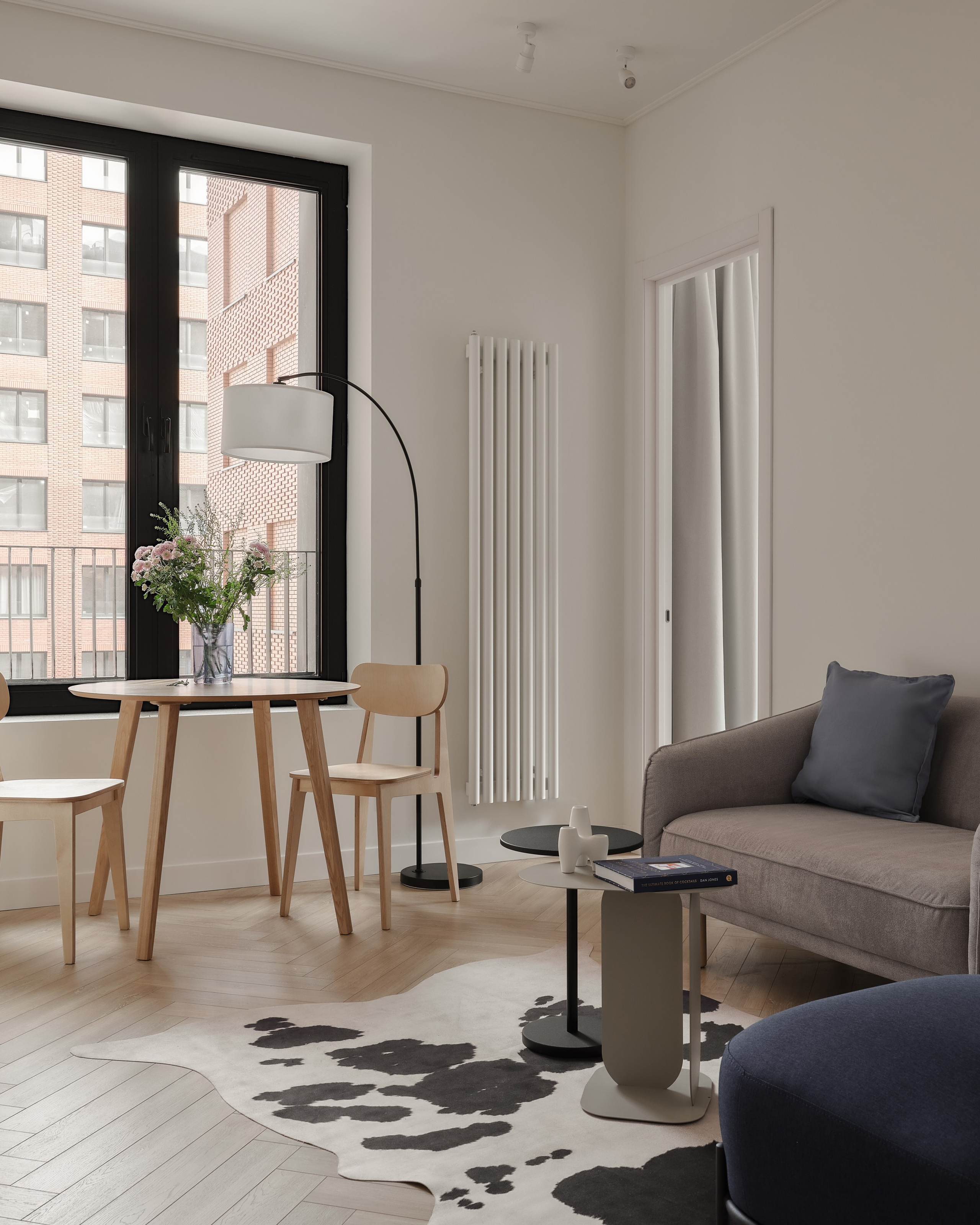 Светлый интерьер небольшой квартиры