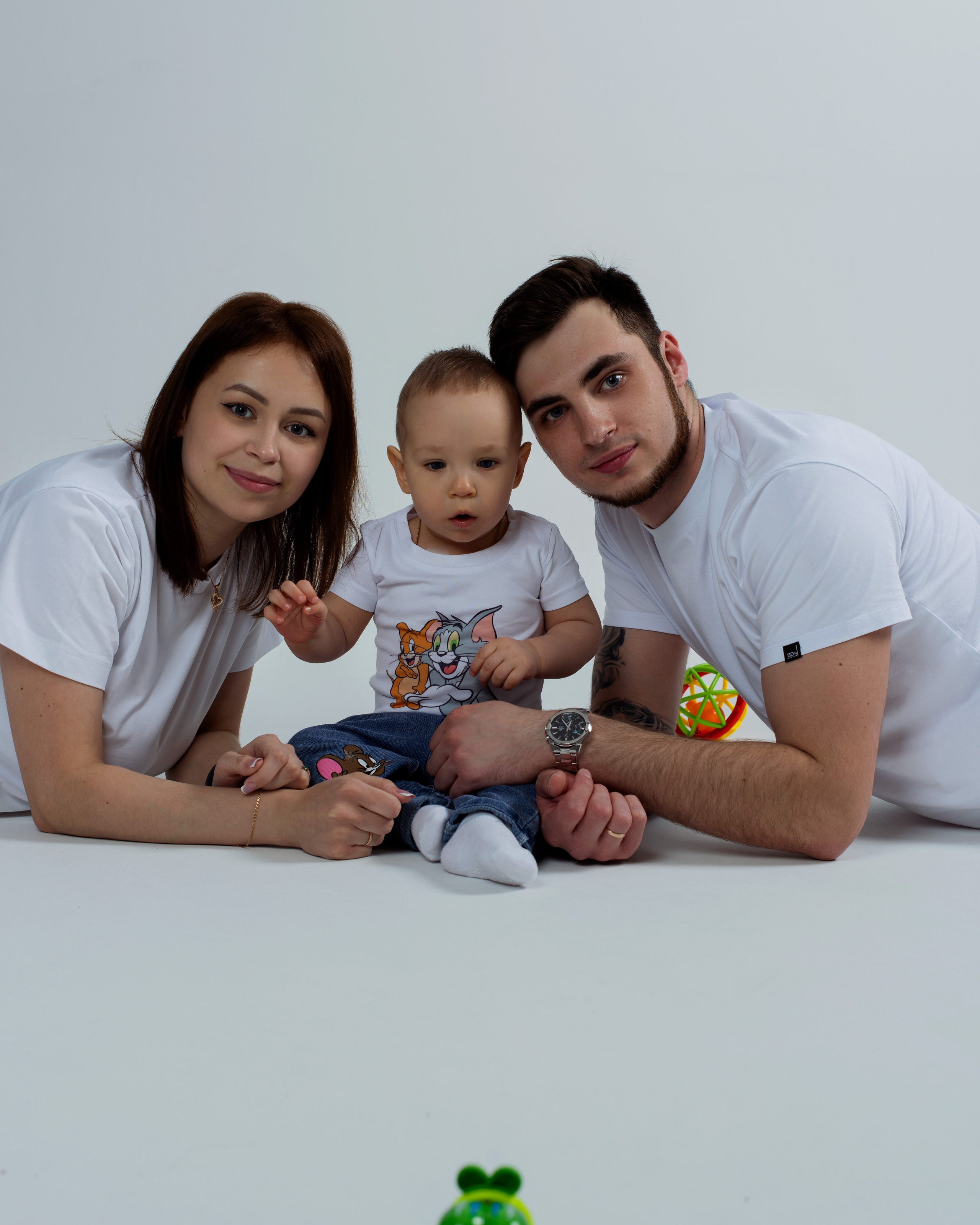 Анжела, Игорь и Матвей (1 годик)