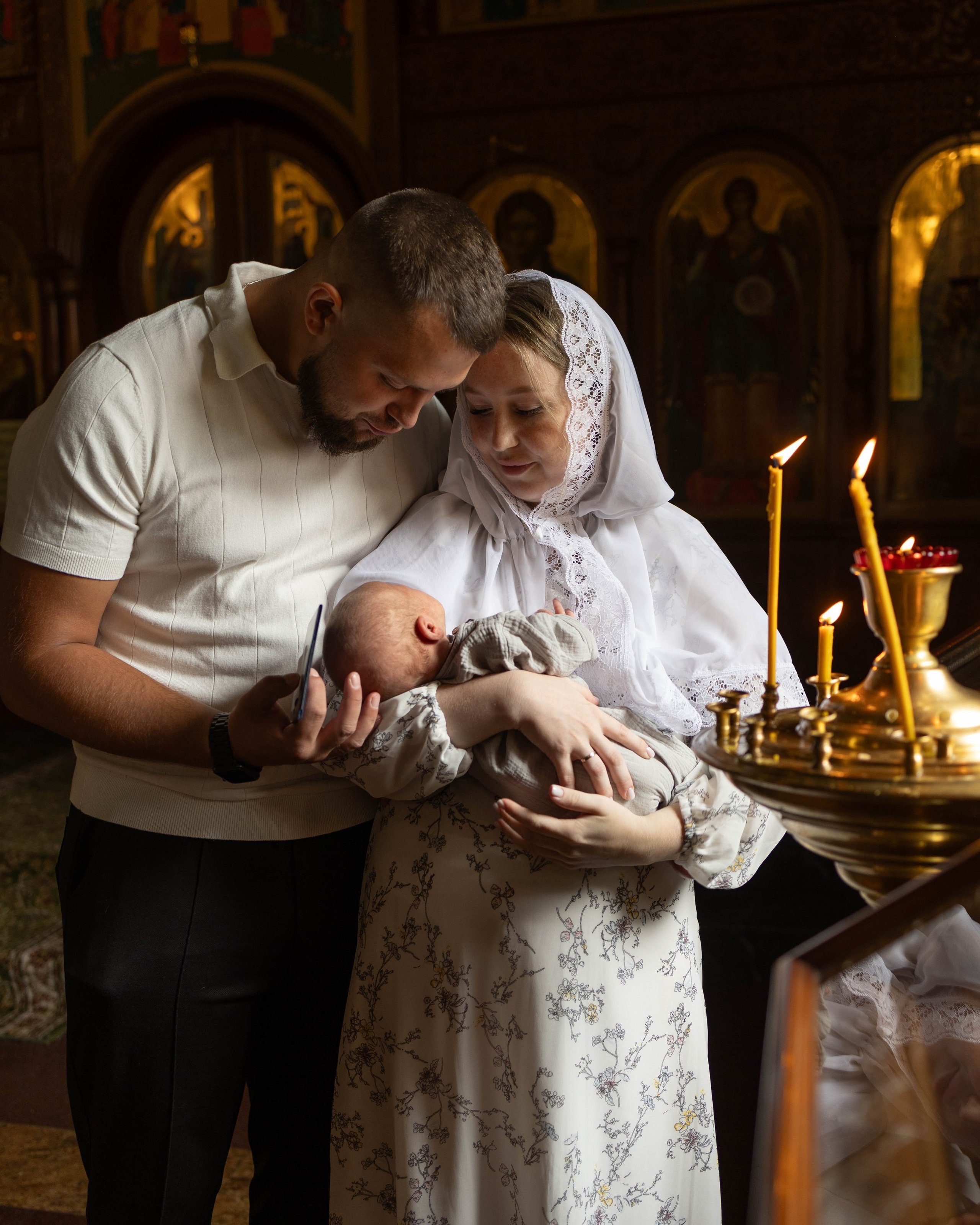 Съёмка крещения