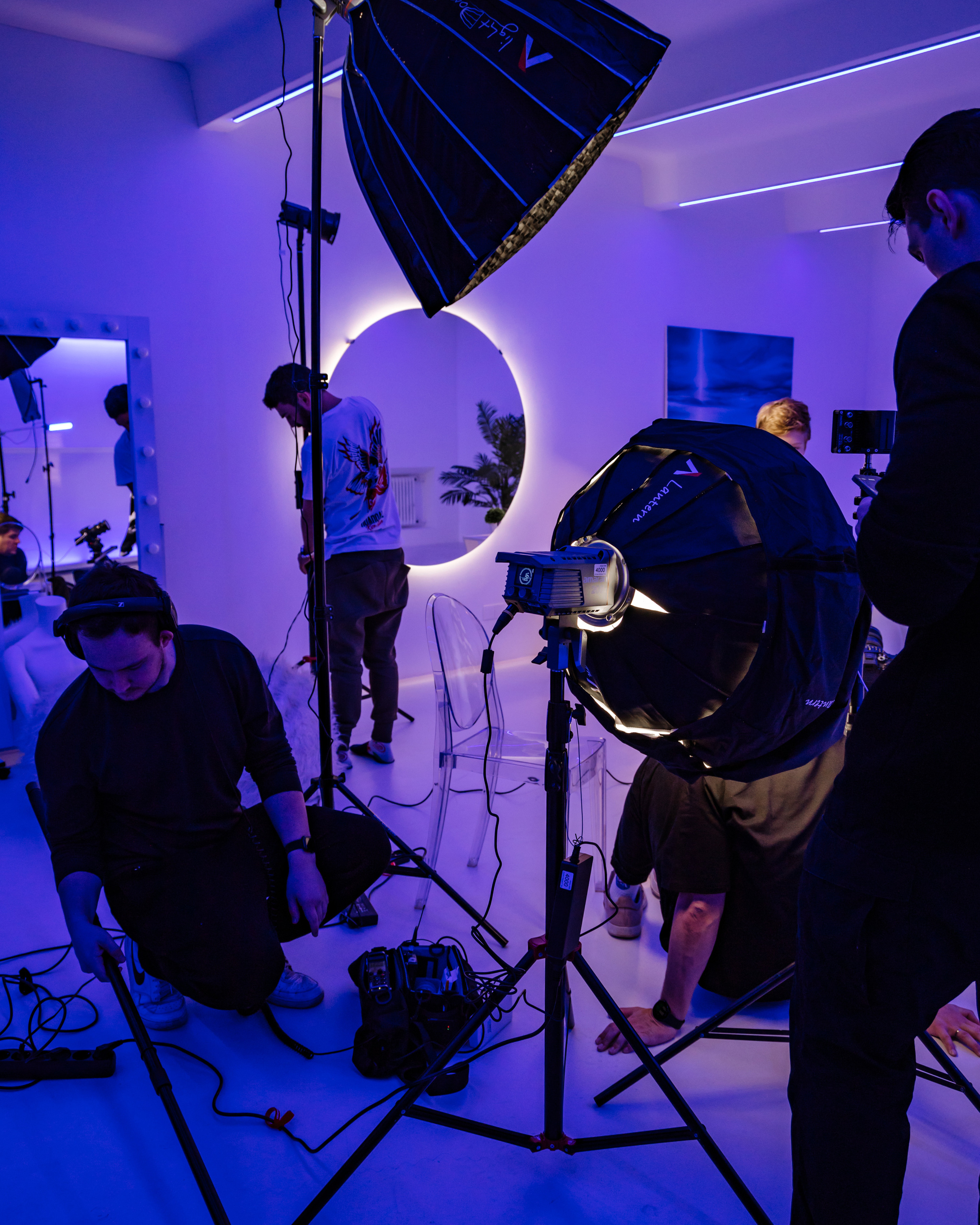 Бэкстэйдж со съемок рекламы