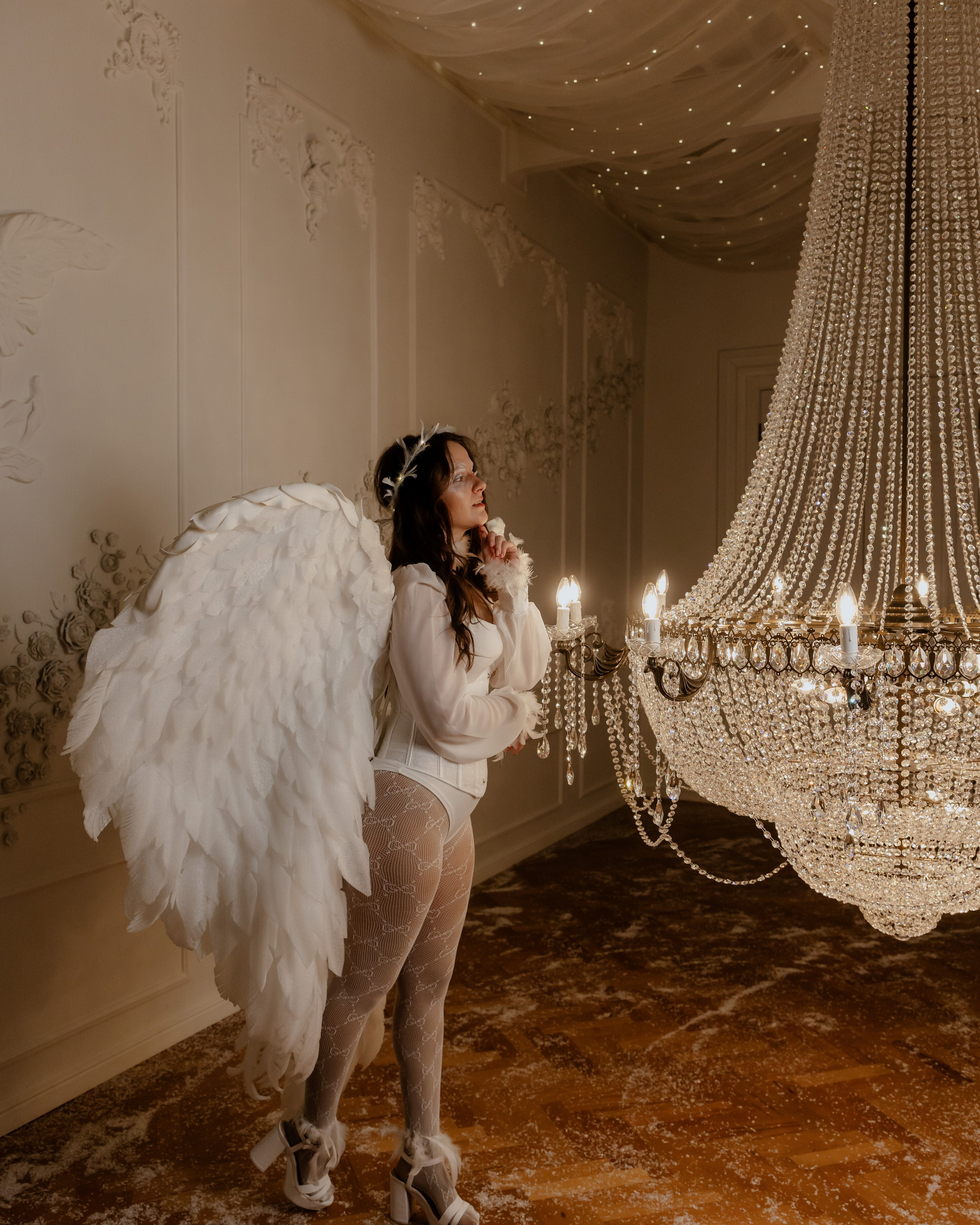 Фотосессия с&nbsp;крыльями ангела