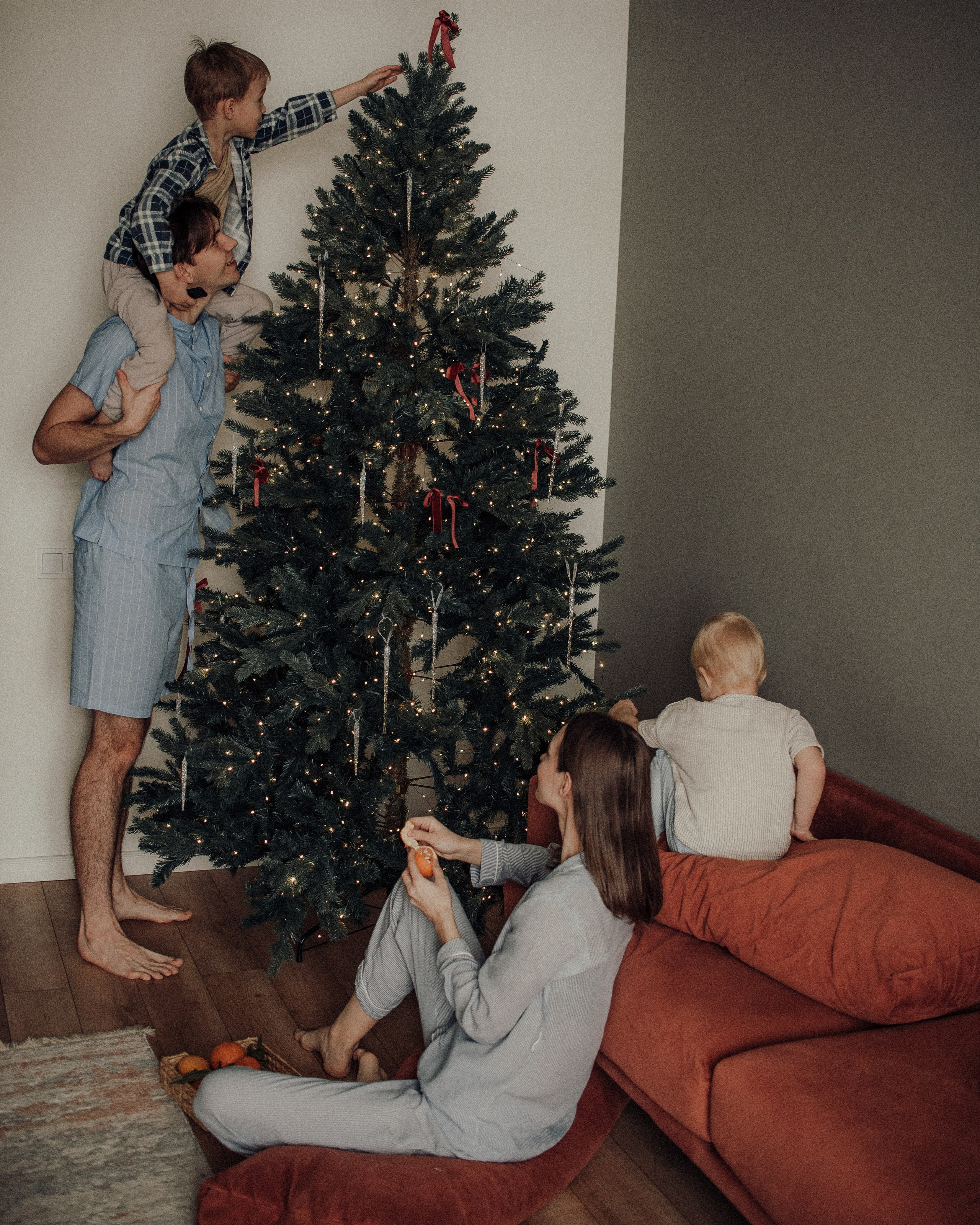 Новогодняя домашняя фотоистория