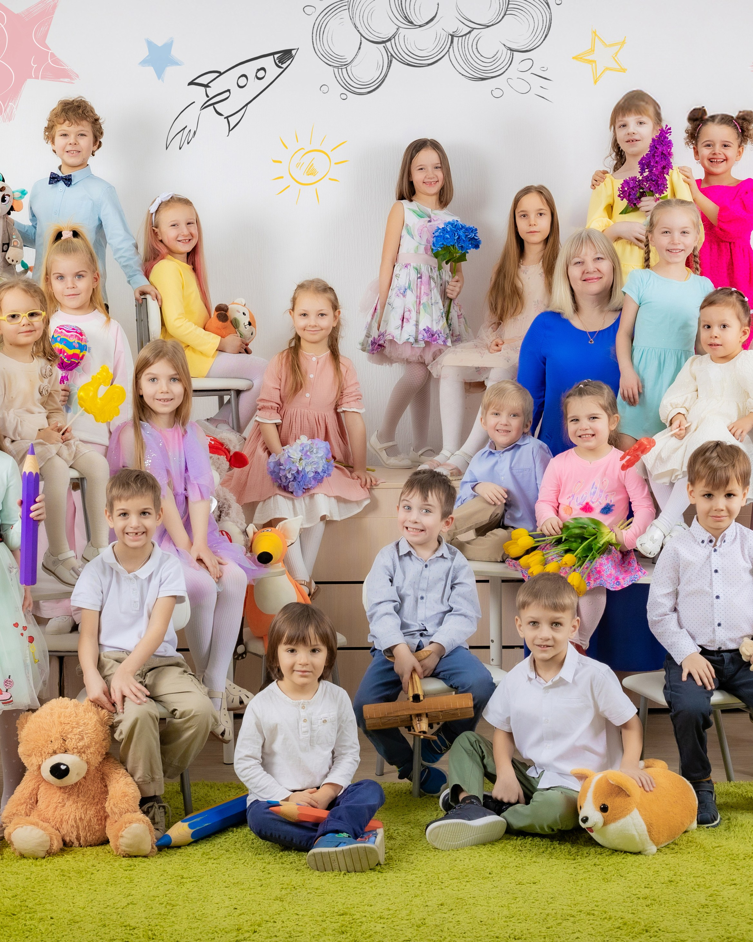 Постановочная общая фотография