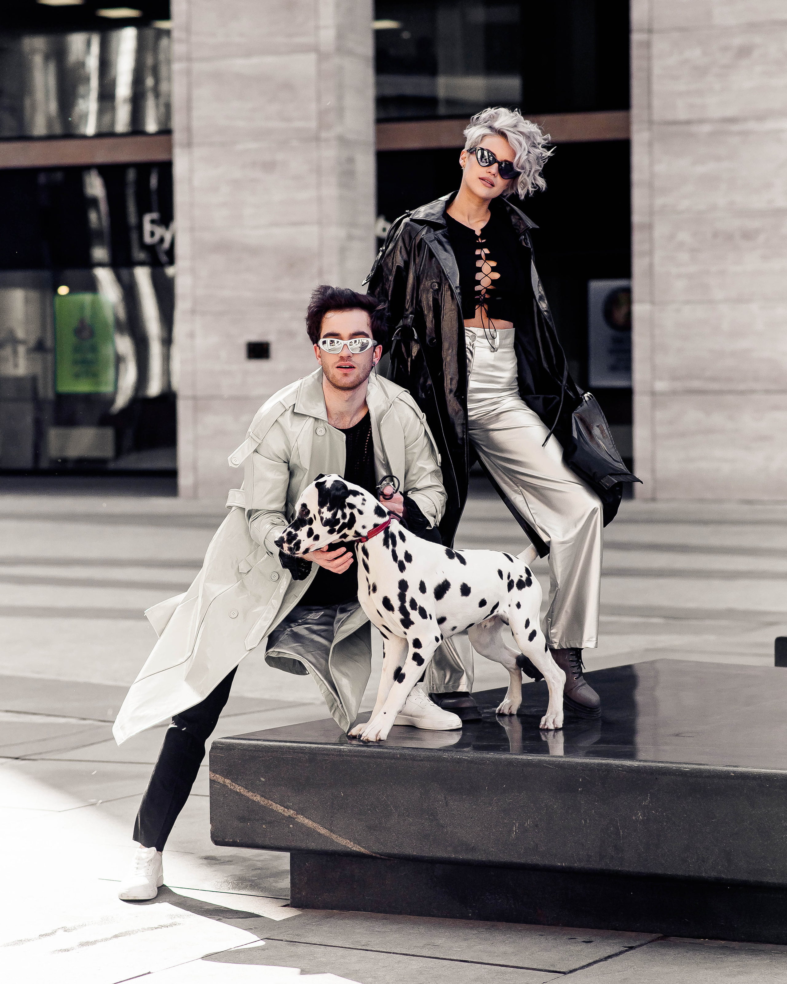 Love story фотосессия с далматинцами — Ирина и Дмитрий