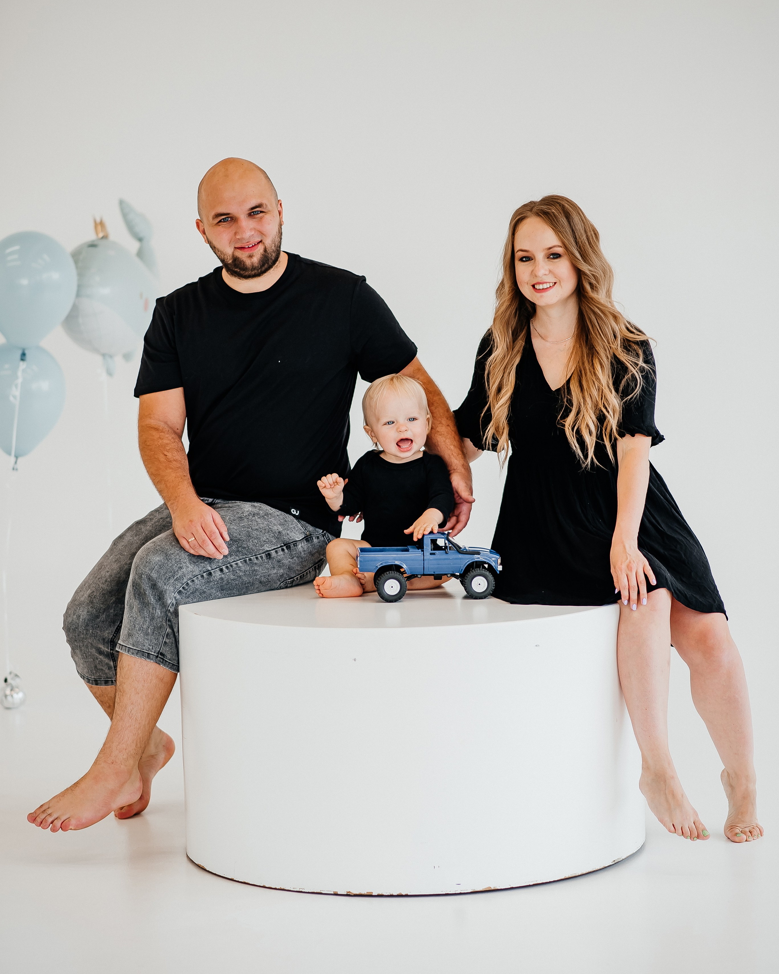 Семейная фотосессия на 1 годик