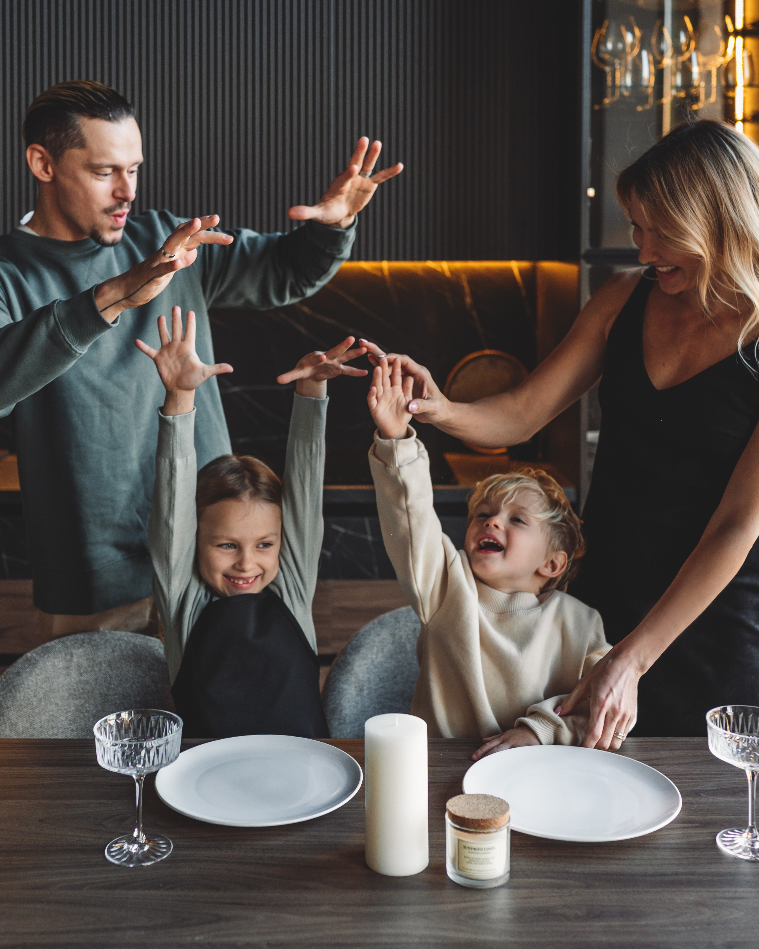 Съёмка в студии на кухне