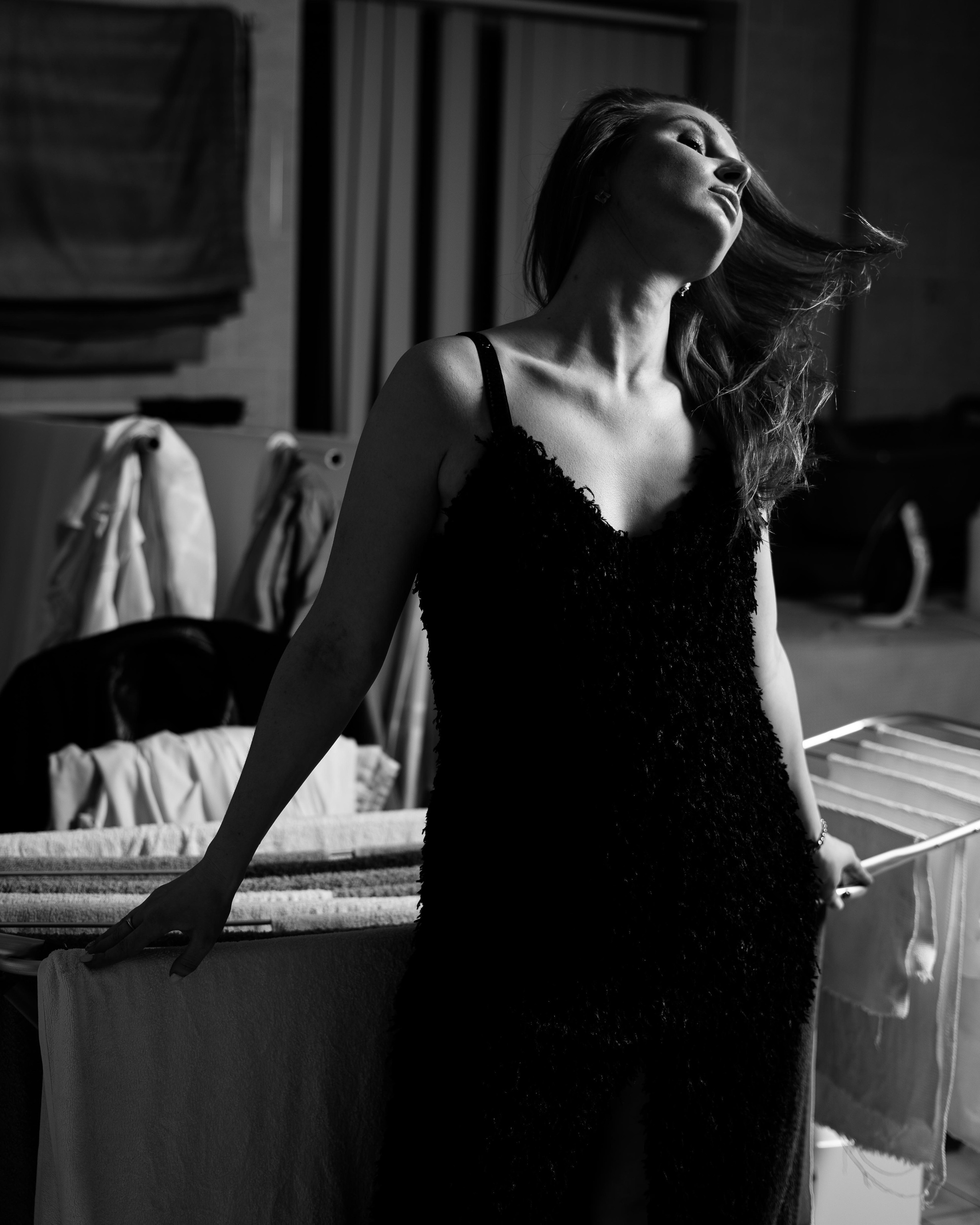 Кристина в прачечной