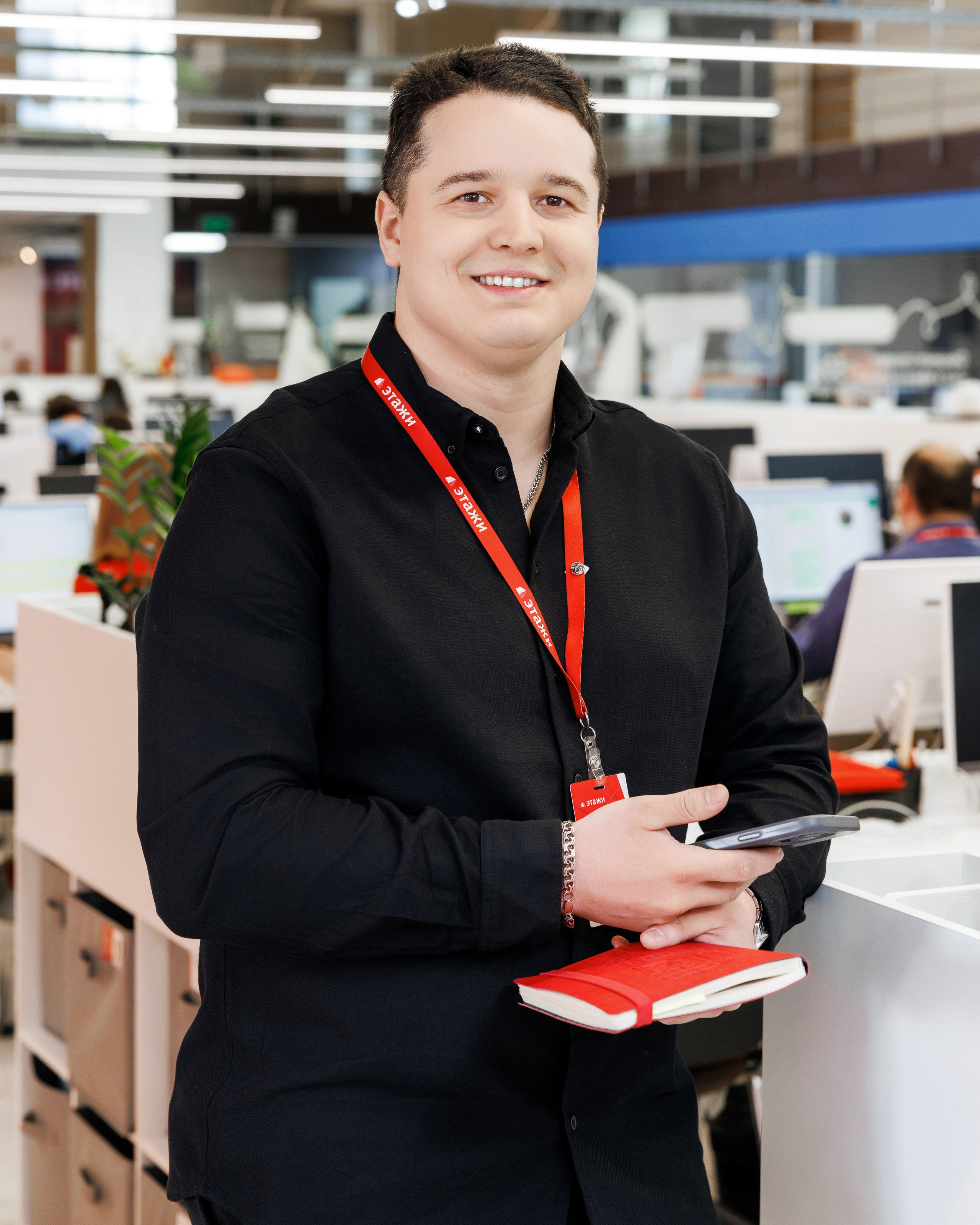 Съёмка сотрудников в офисе