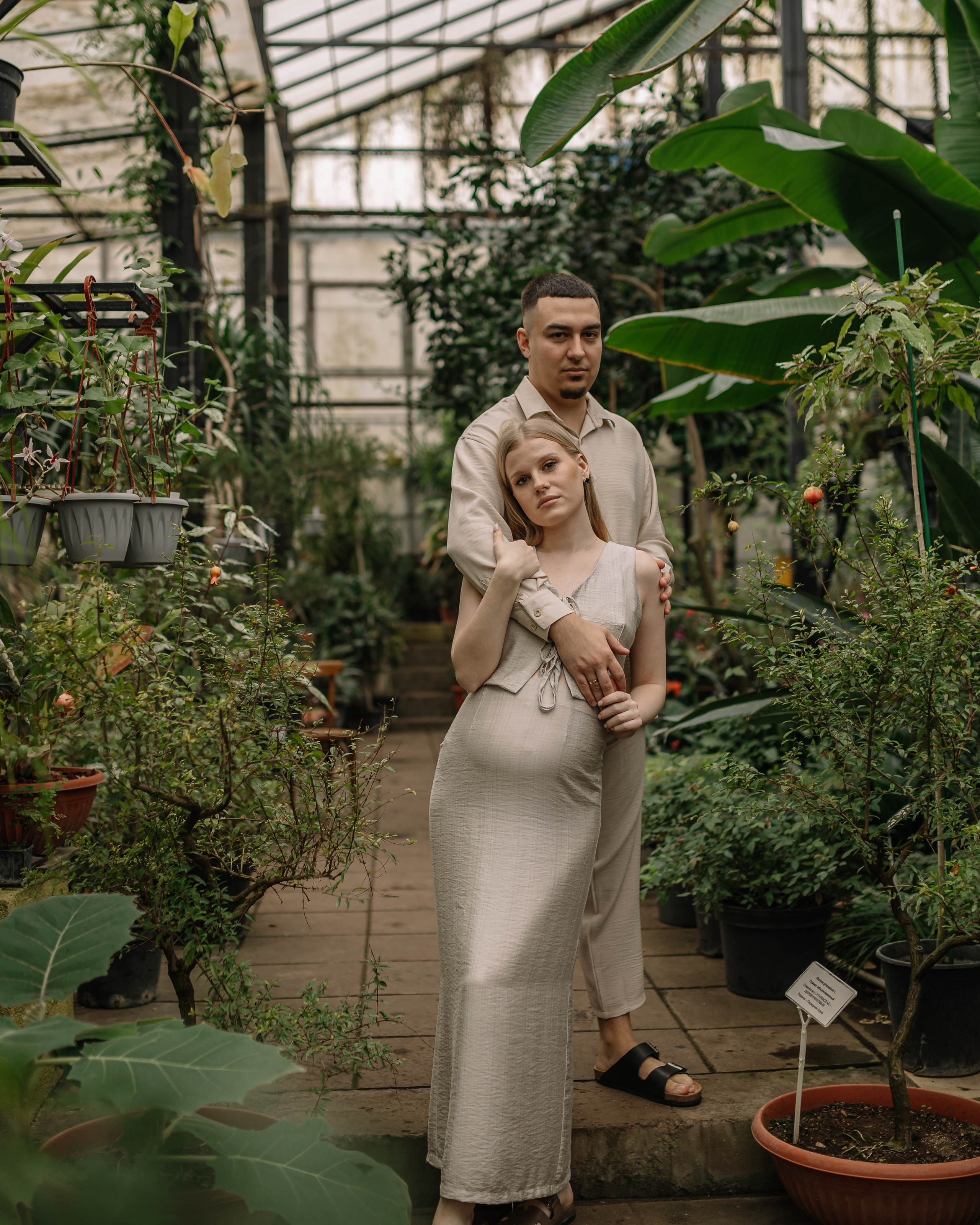 В оранжерее