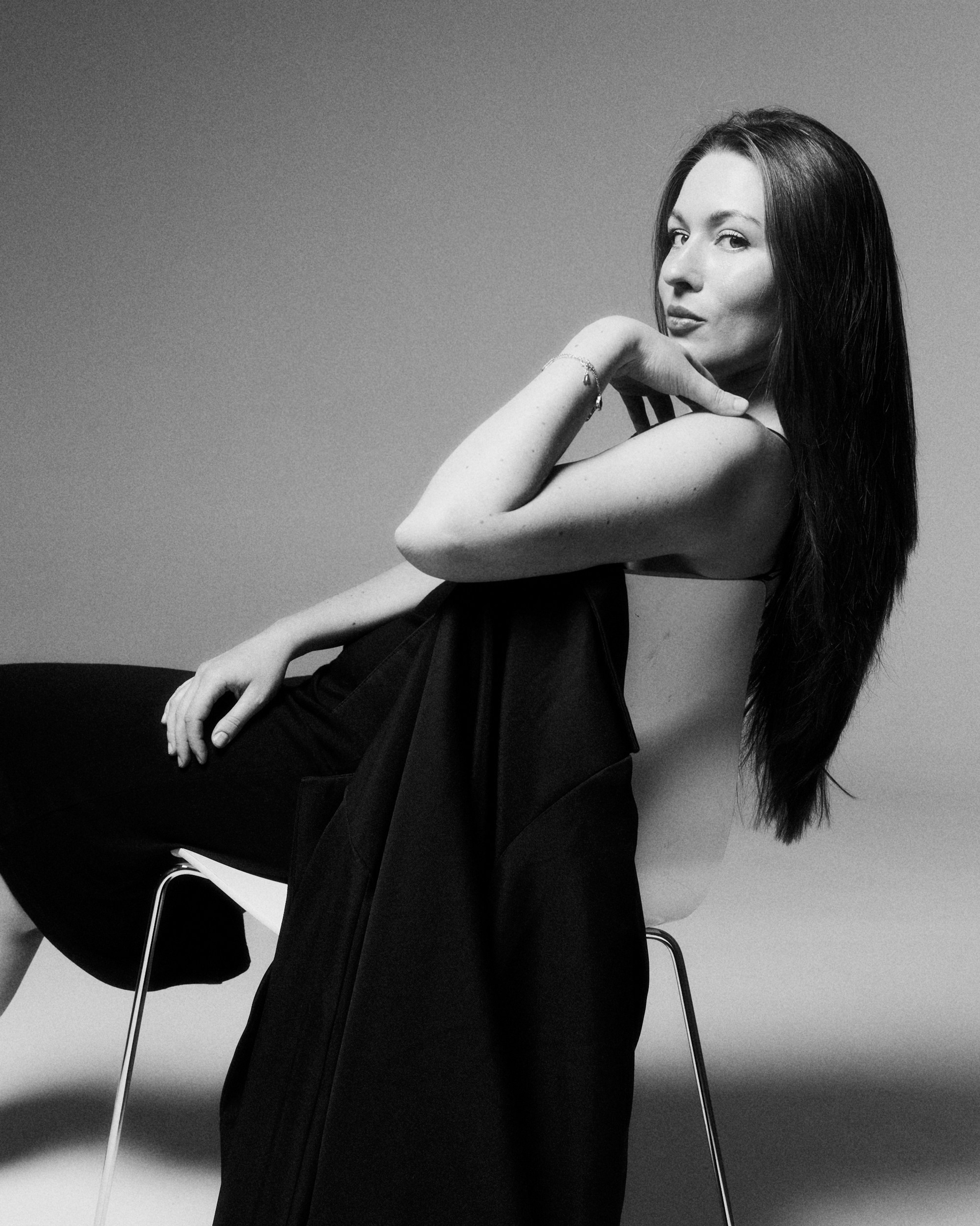 Ч/б фотосессия для Риты