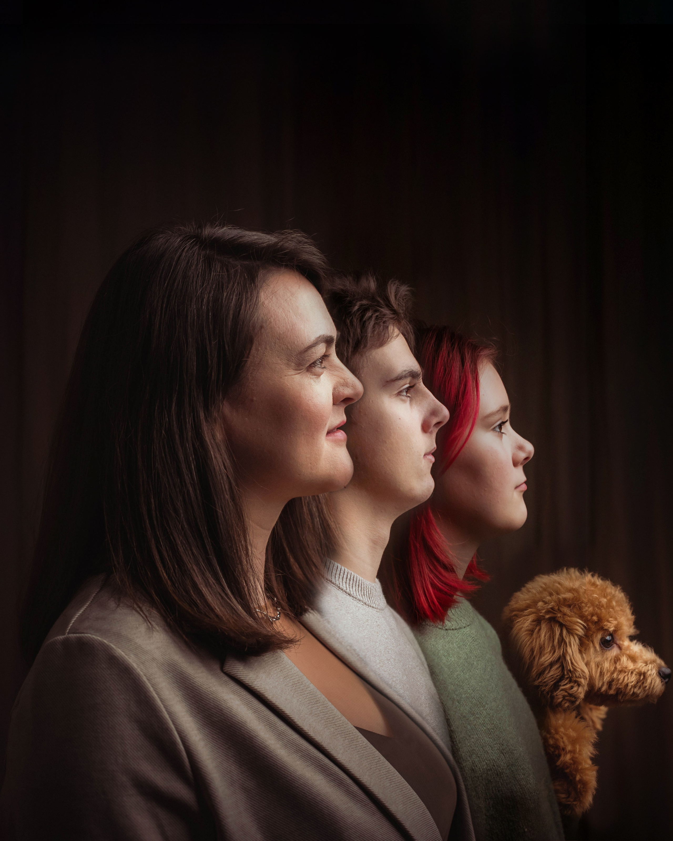 Оля, Саша, Ксюша и Тео