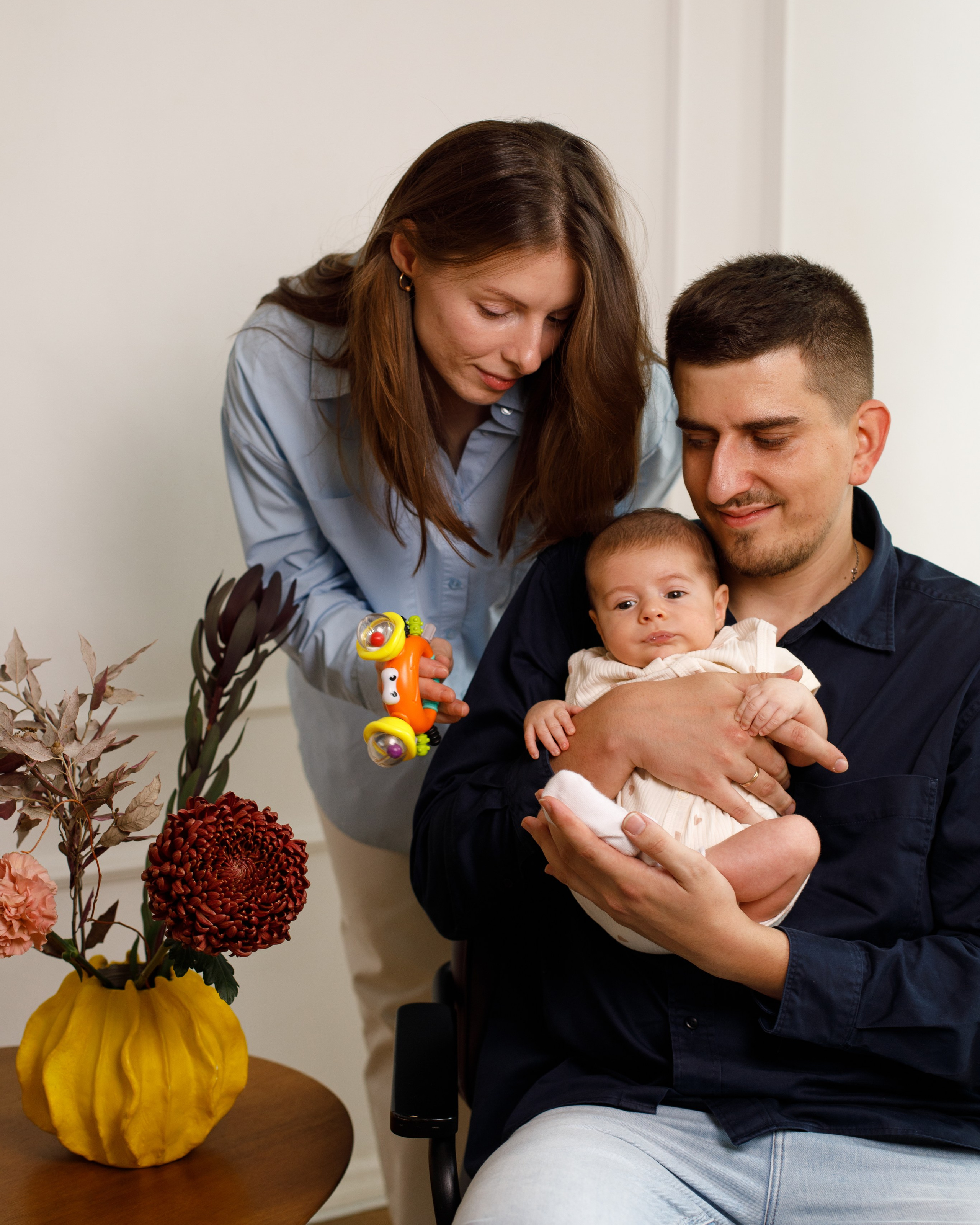 Андрей и Влада с Кириллом, сентябрь 2025